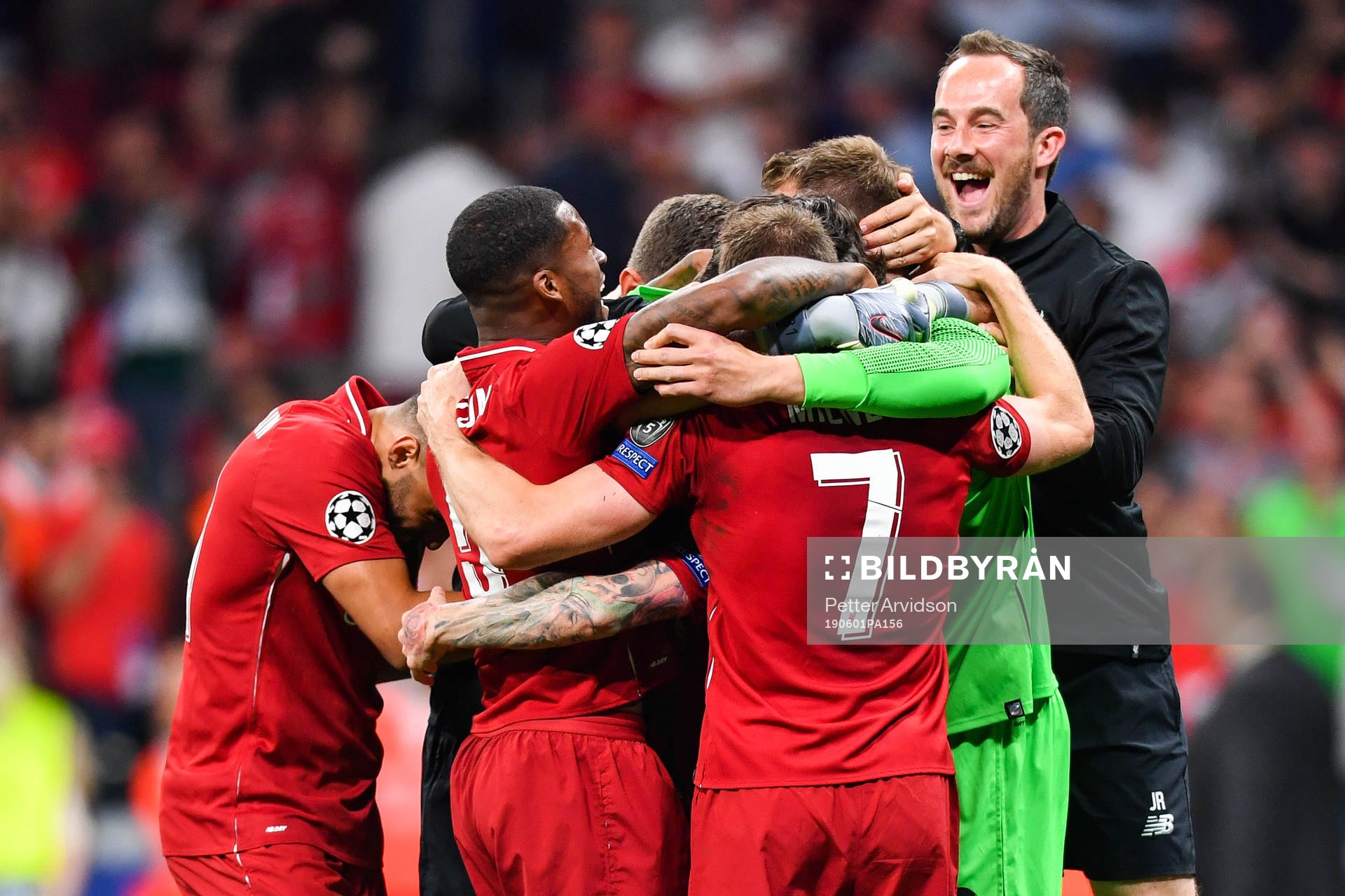 Players of Liverpool celebrate