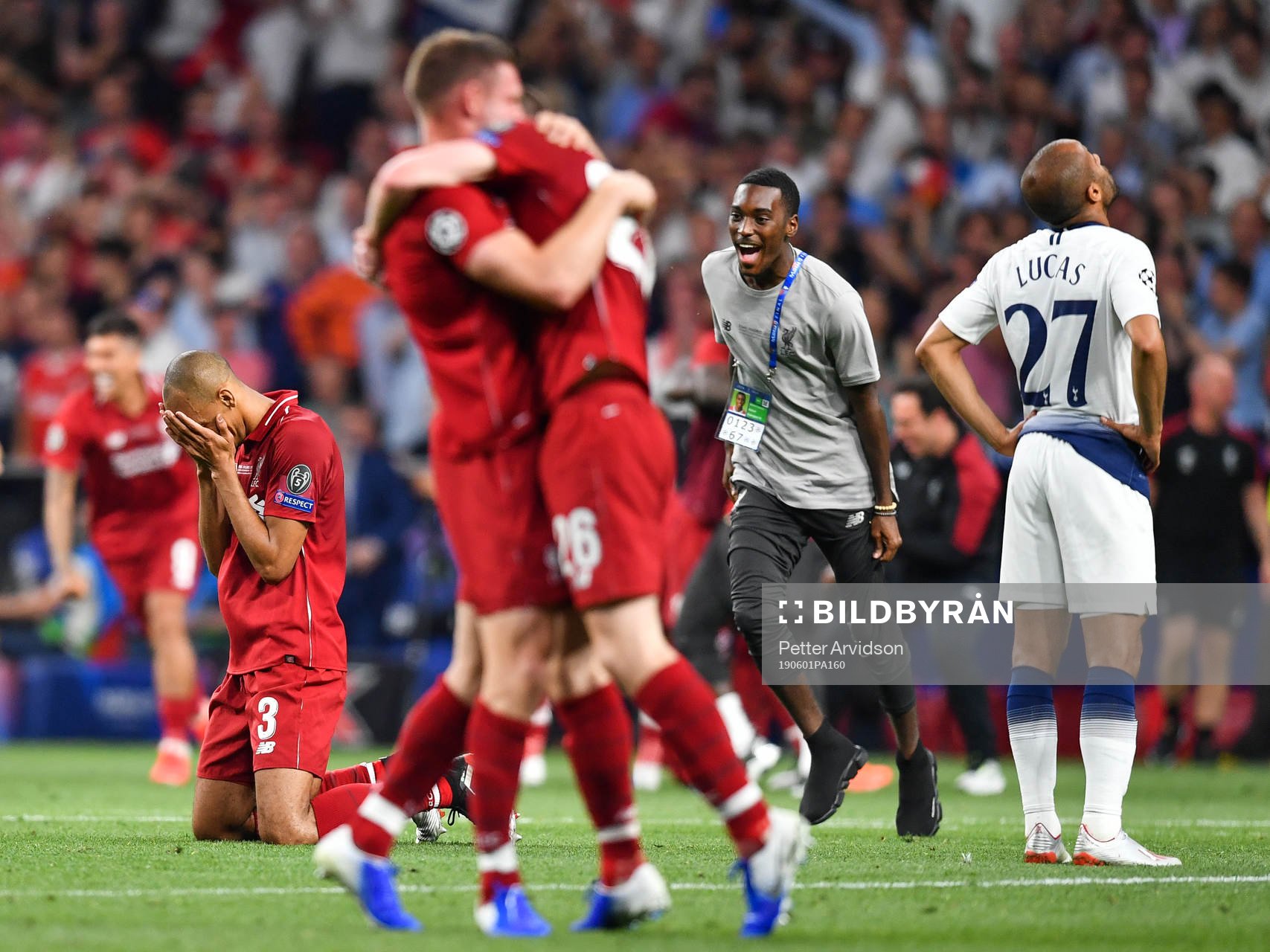 Fabinho of Liverpool celebrates