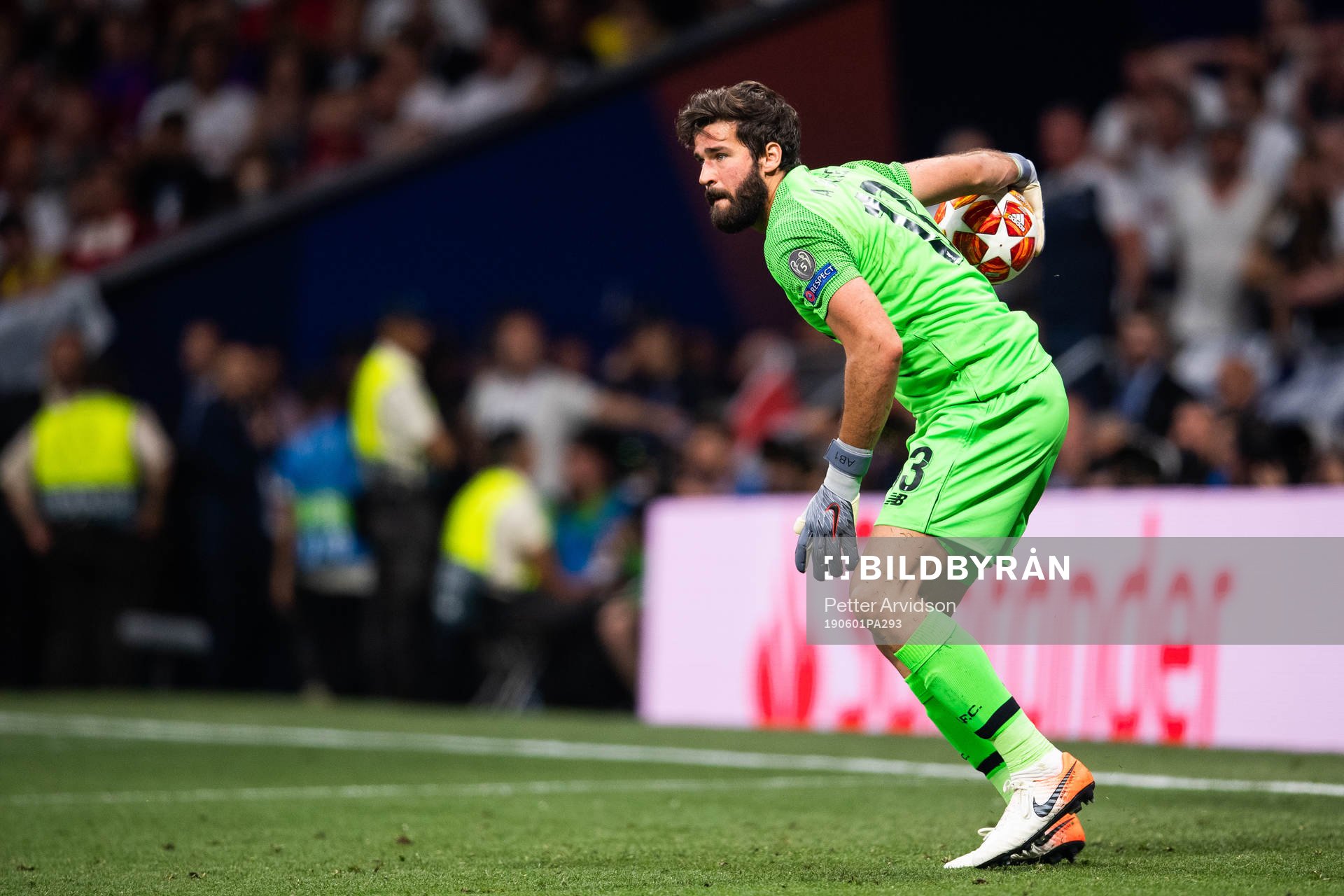 Goalkeeper Alisson Becker of Liverpool