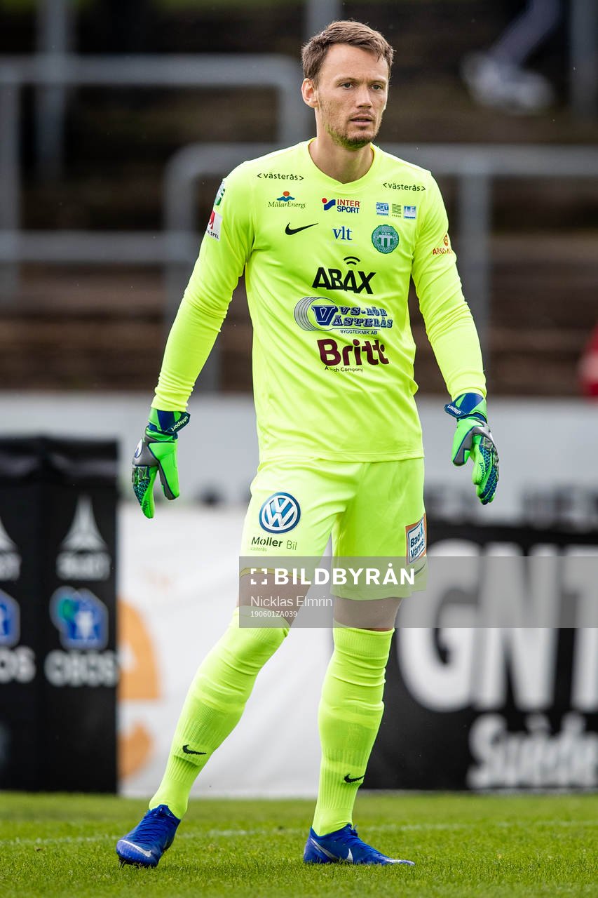 Västerås målvakt Anton Fagerström