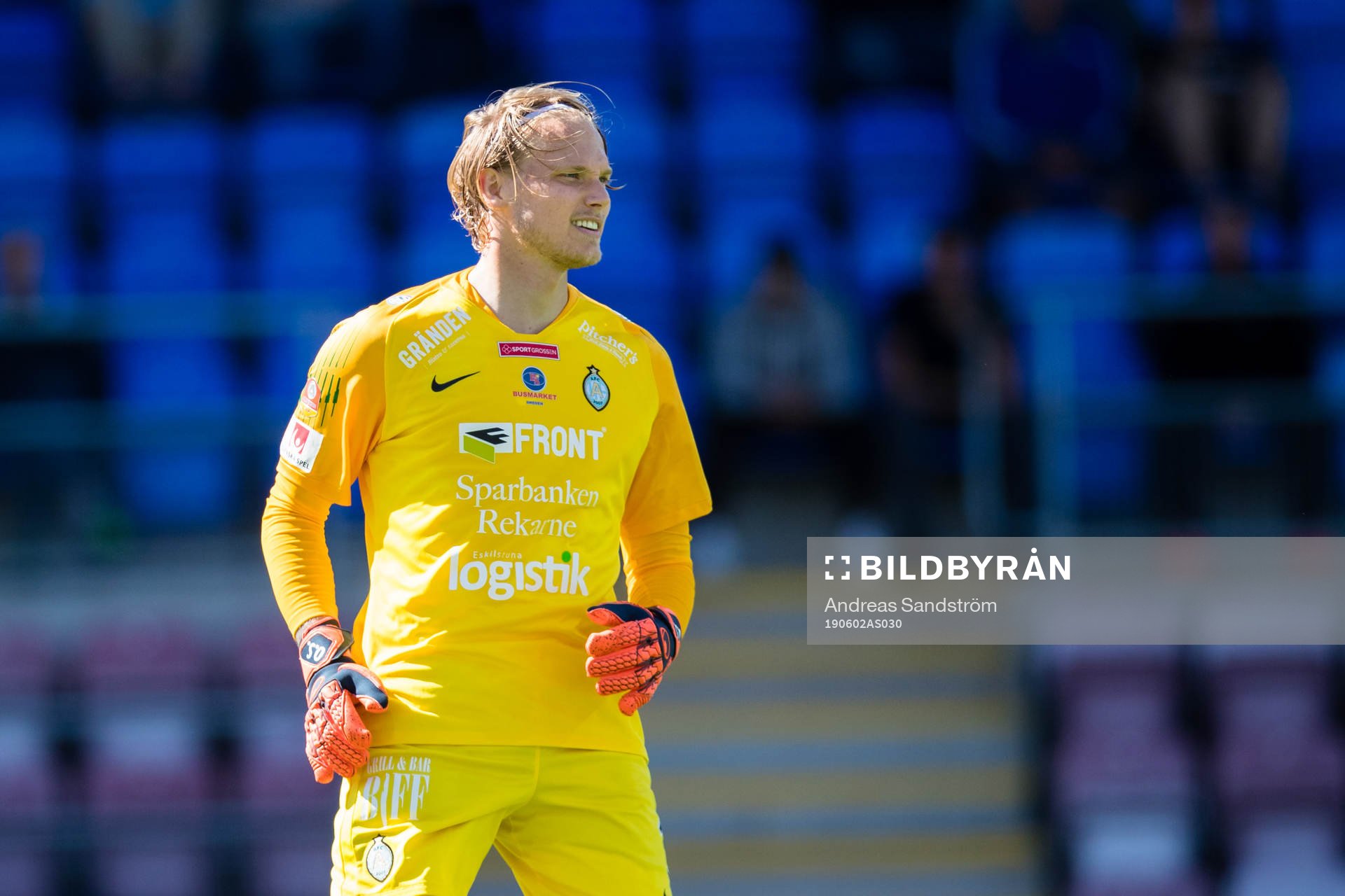 AFC Eskilstunas målvakt Ole Söderberg