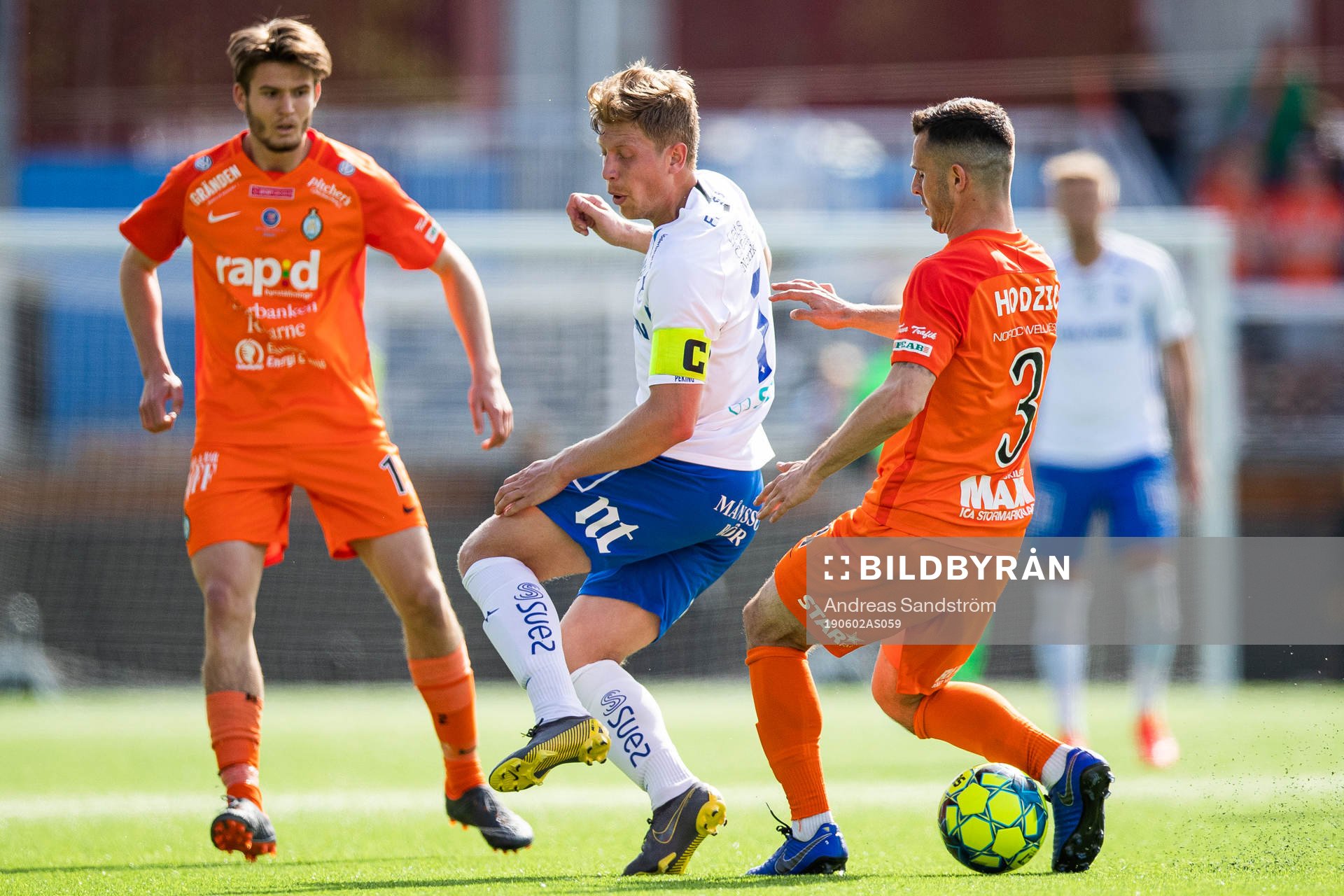 IFK Norrköpings Alexander Fransson och AFC Eskilstunas