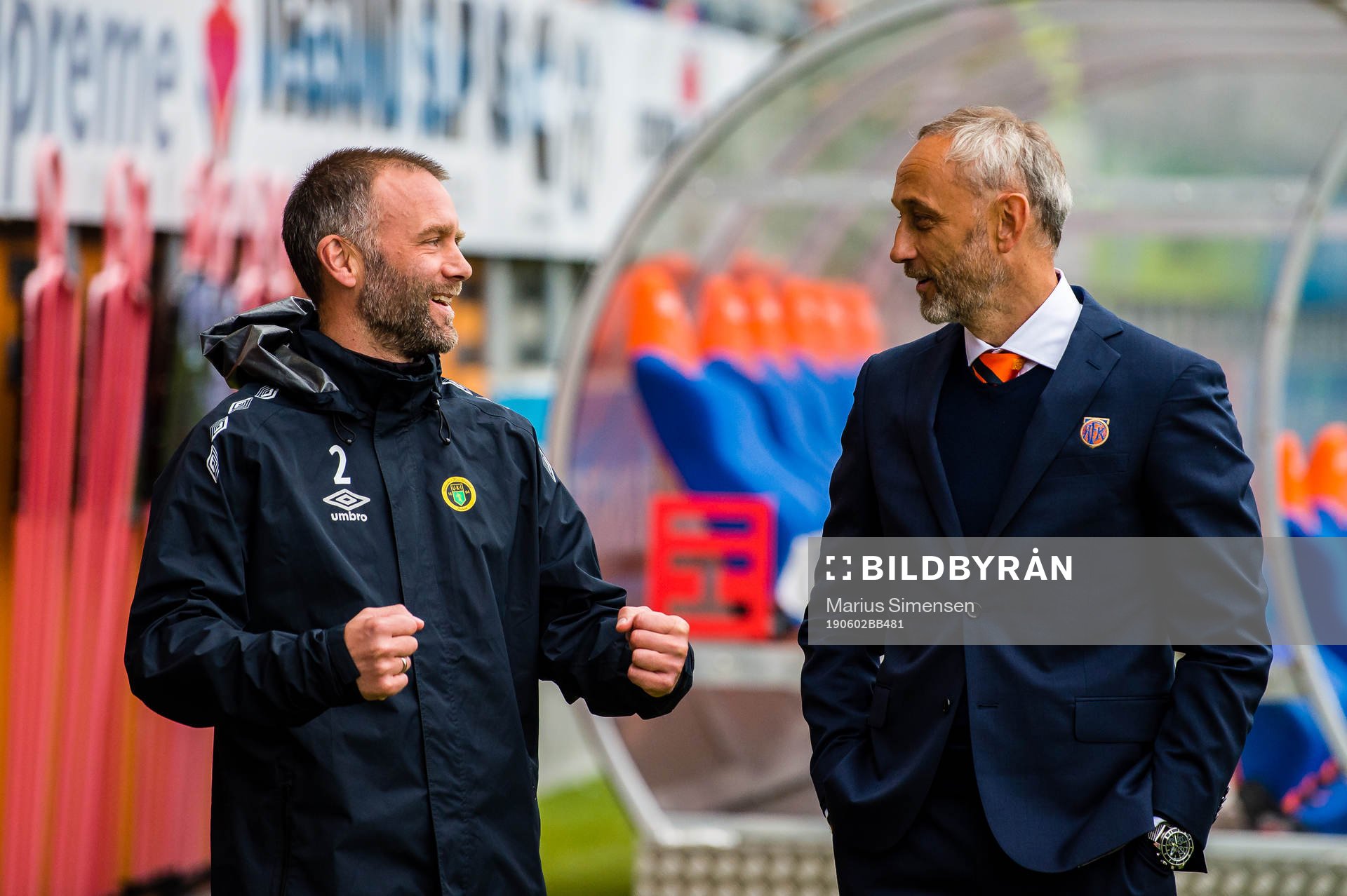 Trond Fredriksen, head coach of Ull/Kisa,  and Lars