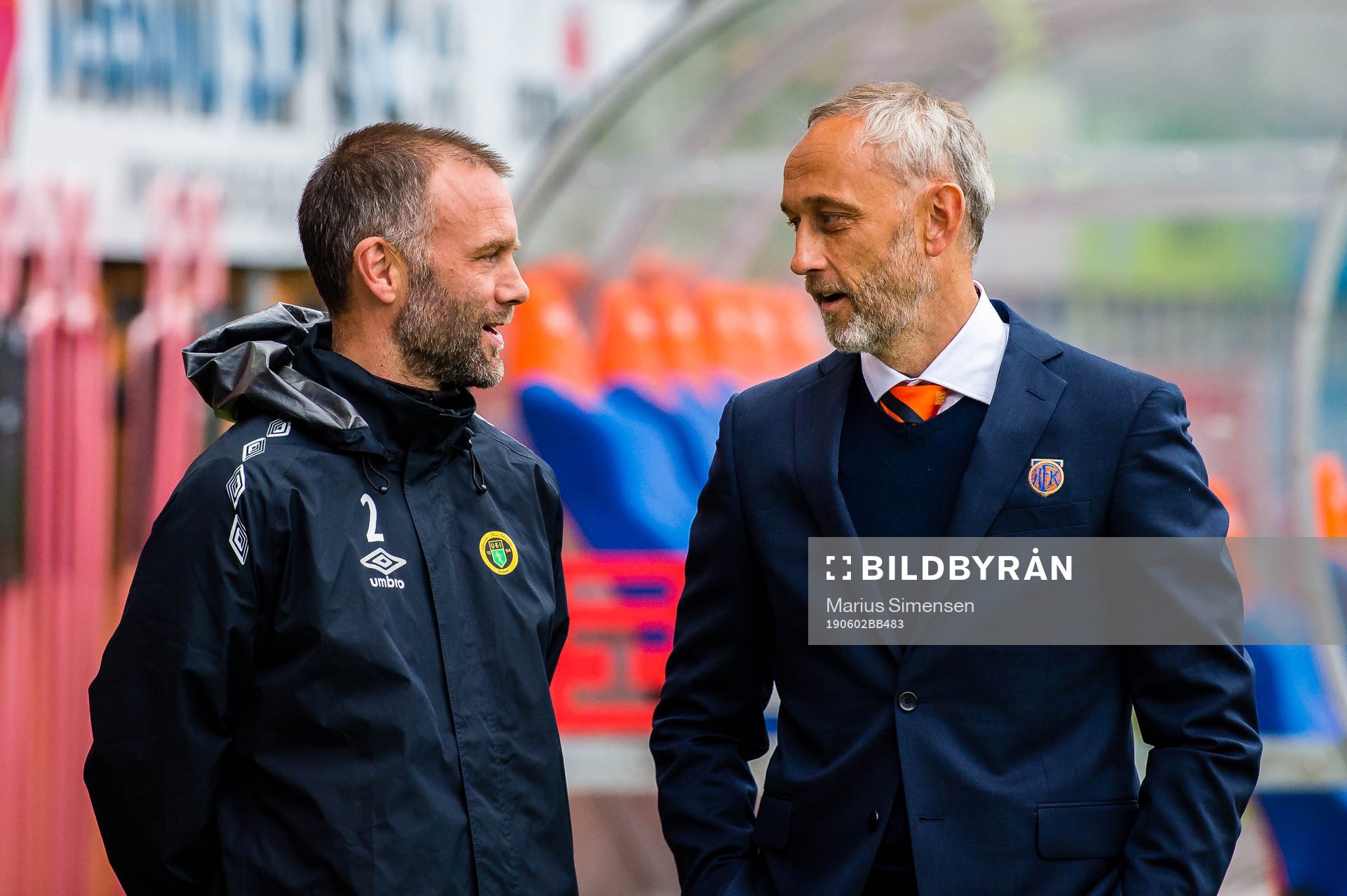 Trond Fredriksen, head coach of Ull/Kisa,  and Lars