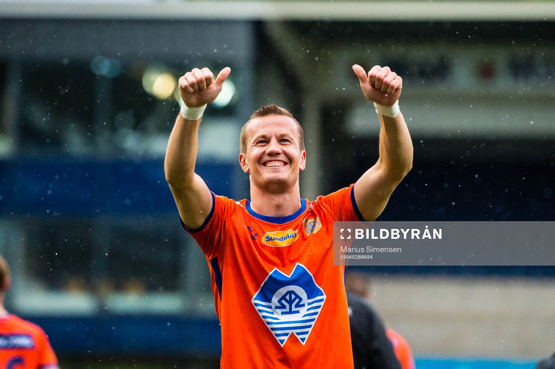 Ståle Steen Sæthre of Aalesund celebrates