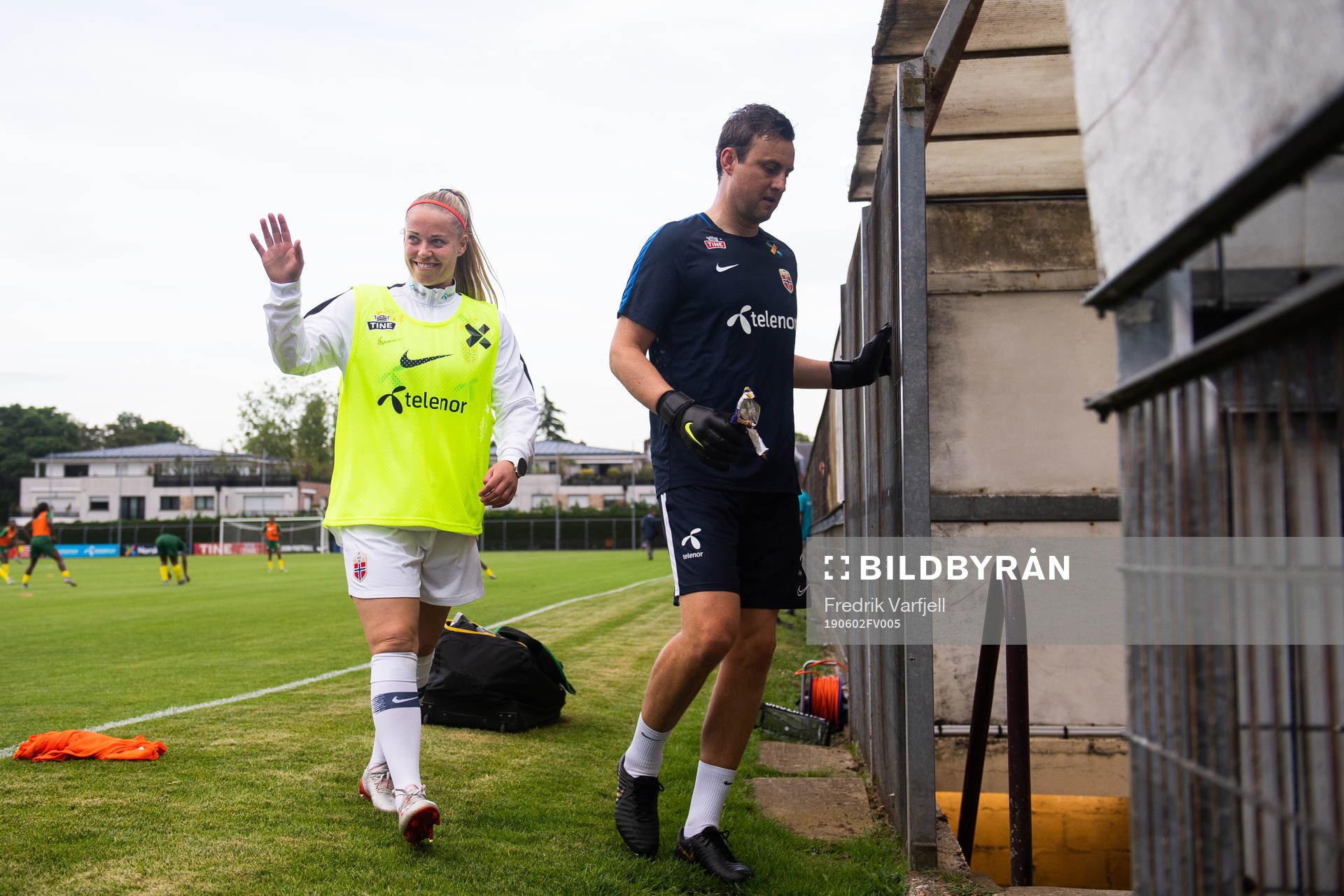 Therese Sessy Åsland and and Roger Eskeland, goalkeeper