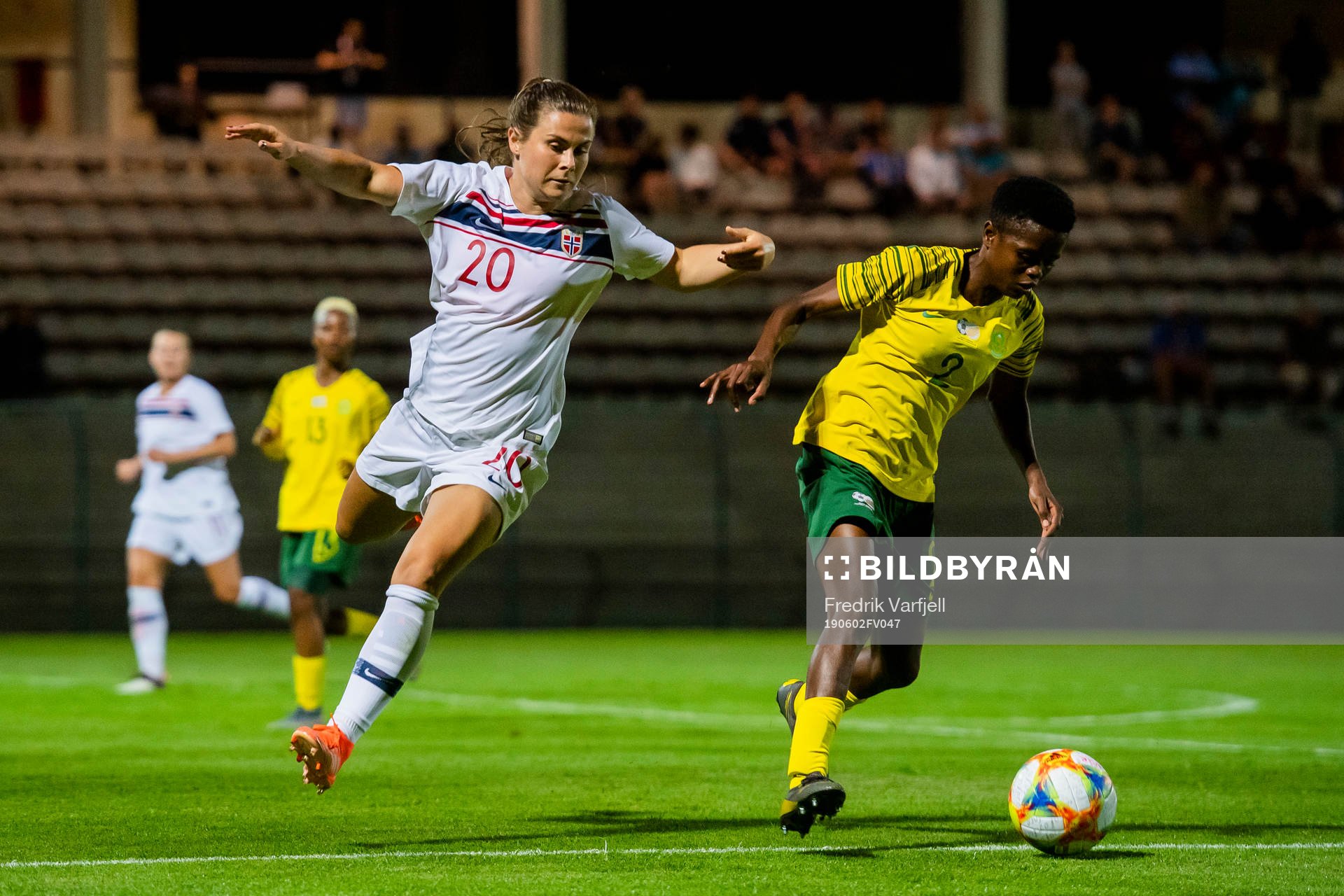 Emilie Bosshard Haavi of Norway and Lebohang Ester Ramalepe