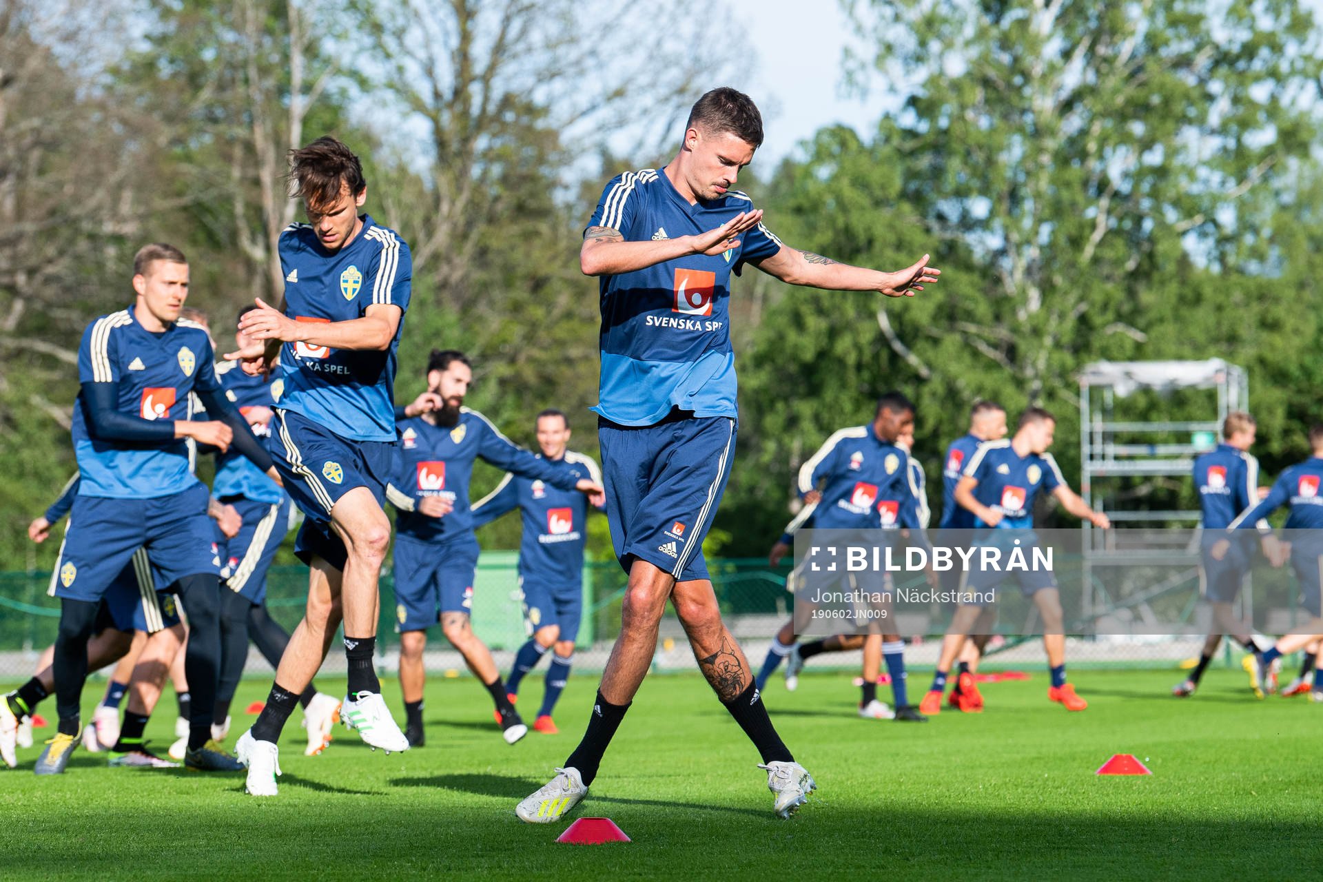 Mikael Lustig of the Swedish national football team
