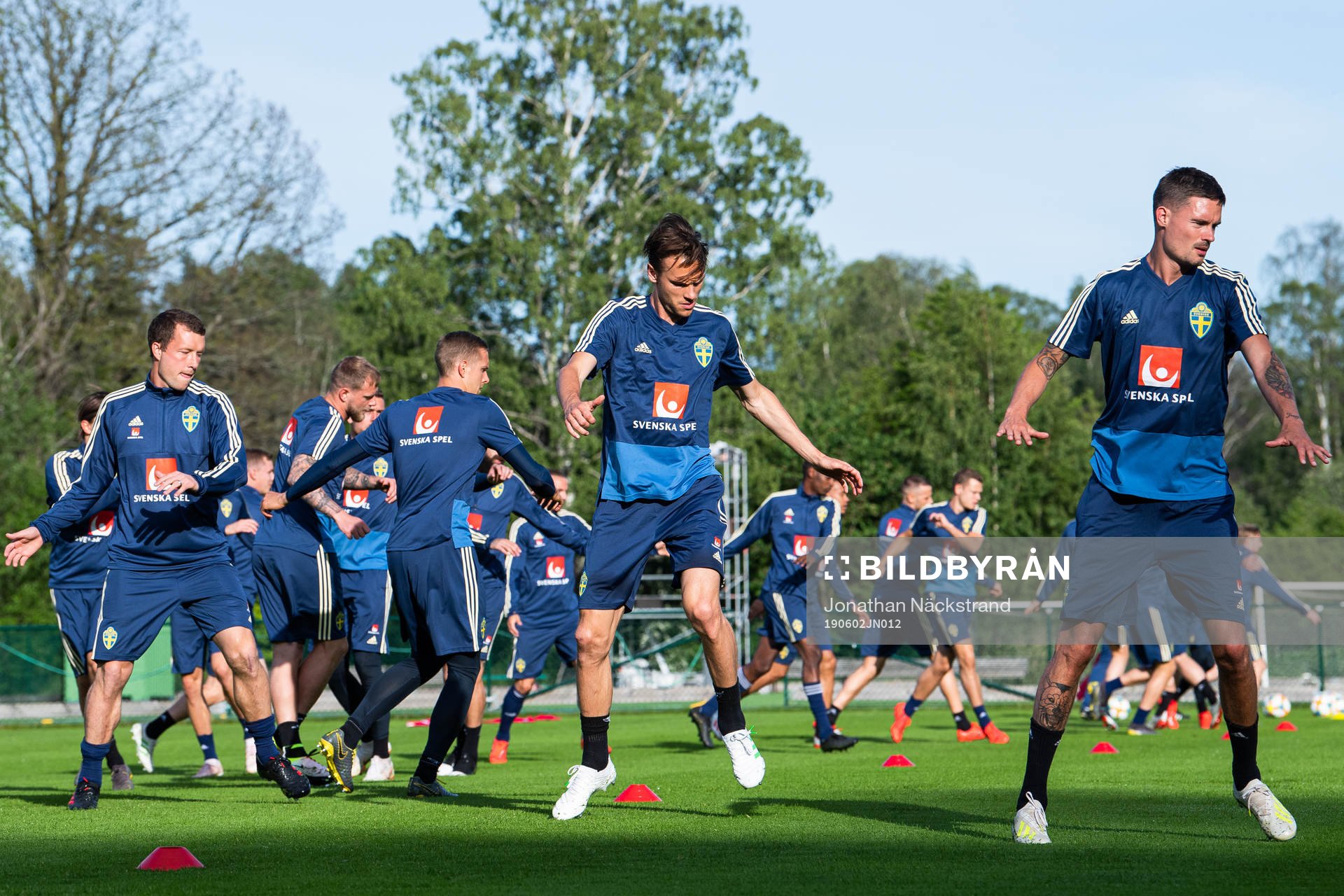 Albin ekdal and Mikael Lustig of the Swedish national