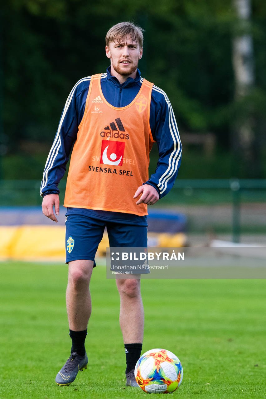 Emil Forsberg of the Swedish national football team