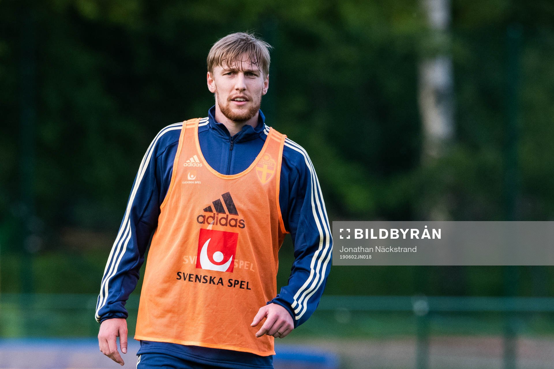 Emil Forsberg of the Swedish national football team