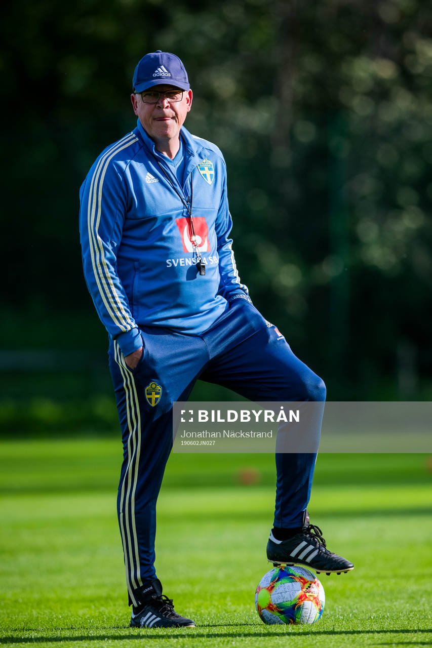Head coach Janne Andersson of the Swedish national football