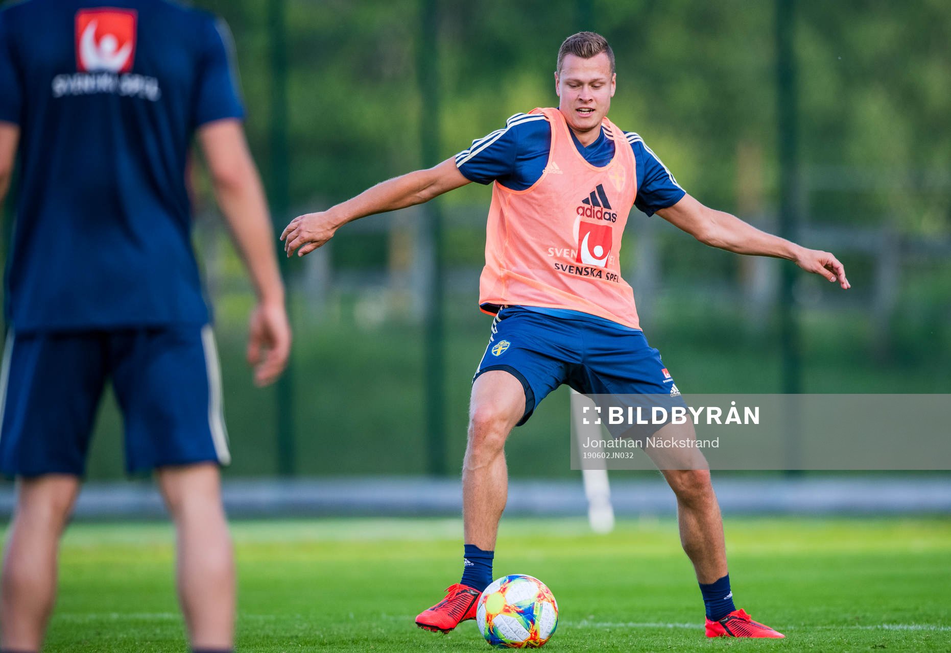 Viktor Claesson of the Swedish national football team