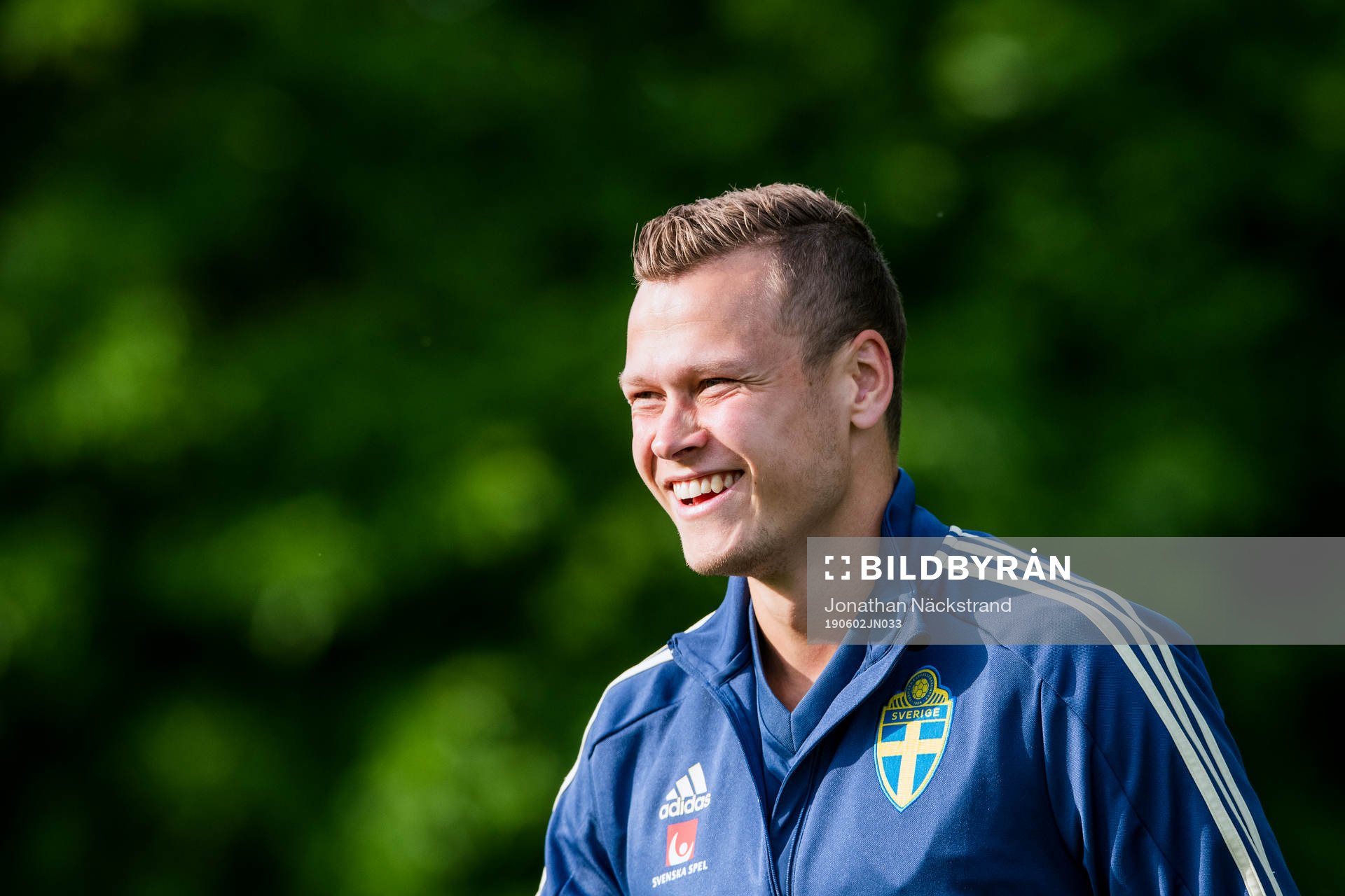Viktor Claesson of the Swedish national football team