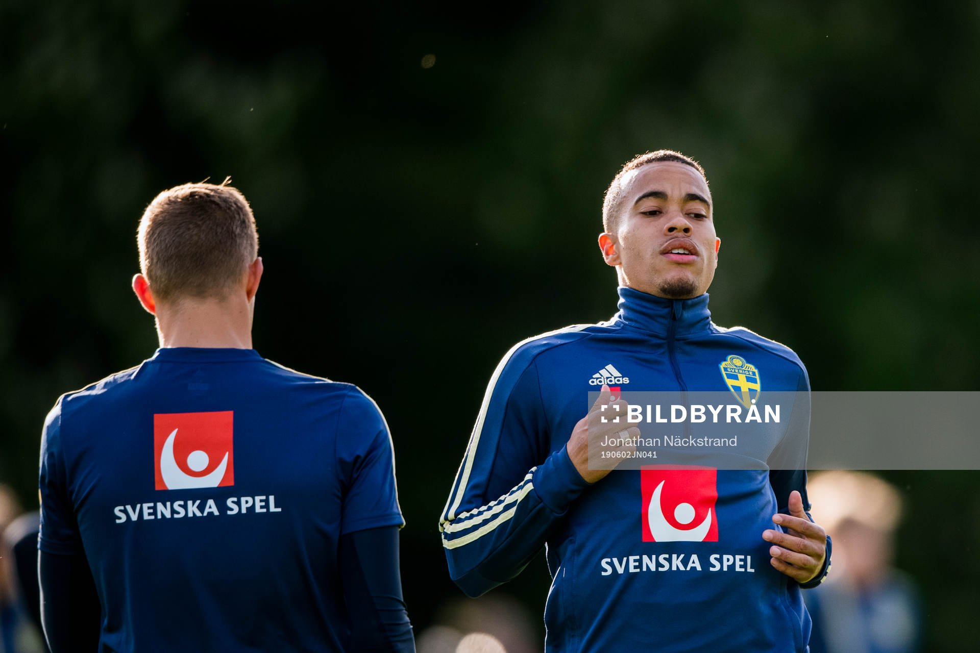 Robin Quaison of the Swedish national football team