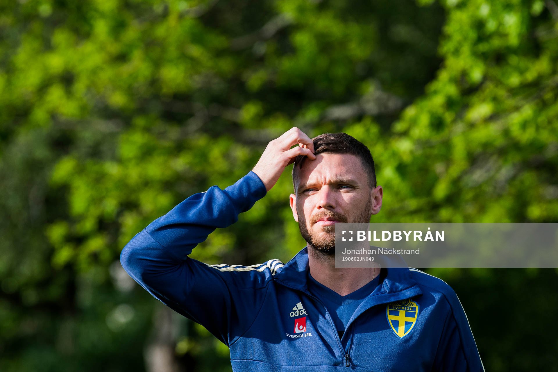 Marcus Berg of the Swedish national football team