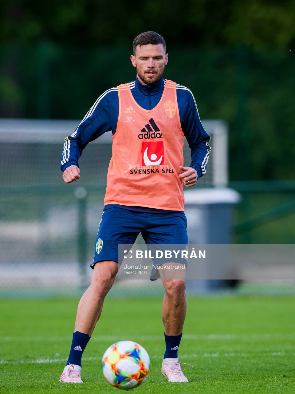 Marcus Berg of the Swedish national football team