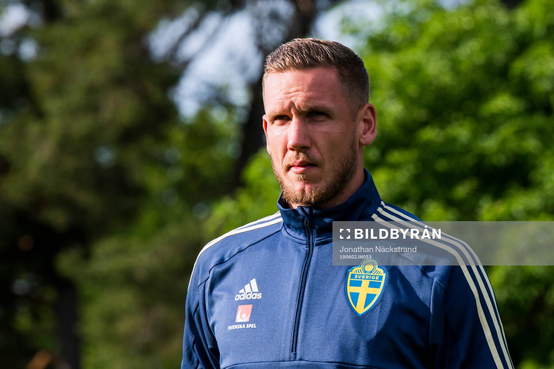 Goalkeeper Robin Olsen of the Swedish national football team