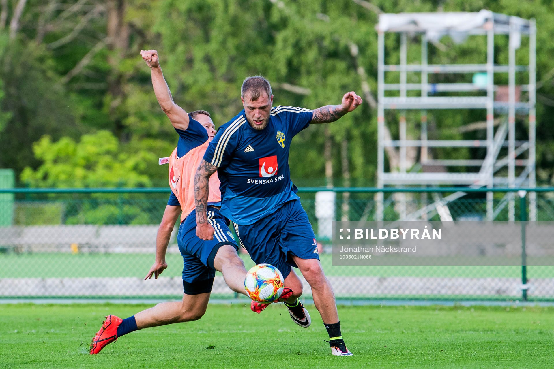 John Guidetti and Viktor Claesson of the Swedish national