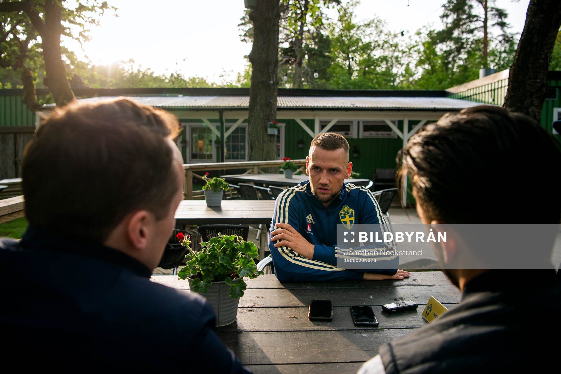 Alexander Milosevic of the Swedish national football team