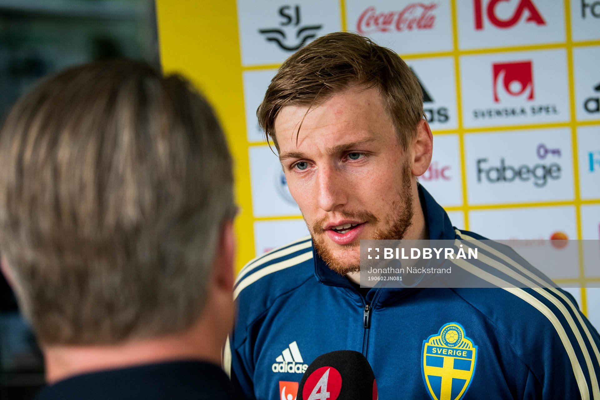 Emil Forsberg of the Swedish national football team speaks