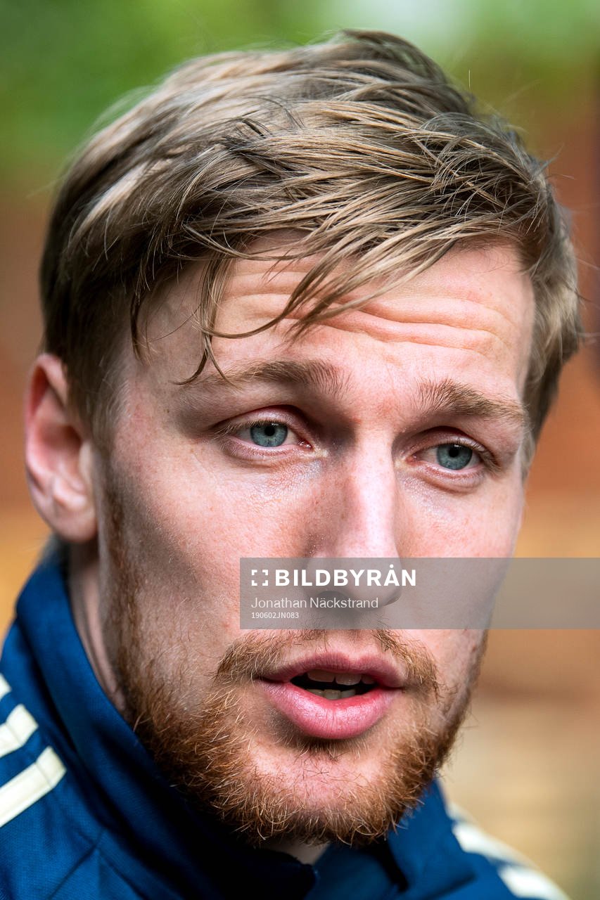 Emil Forsberg of the Swedish national football team speaks