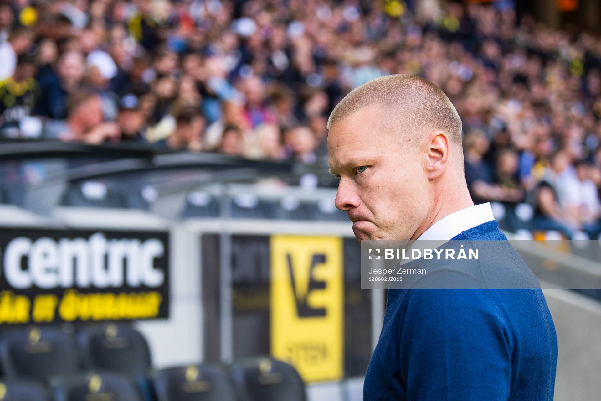 Hammarbys tränare Stefan Billborn