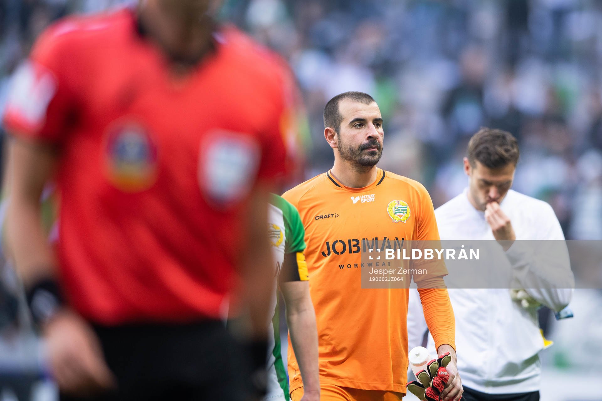 Hammarbys målvakt Gianluca Curci deppar