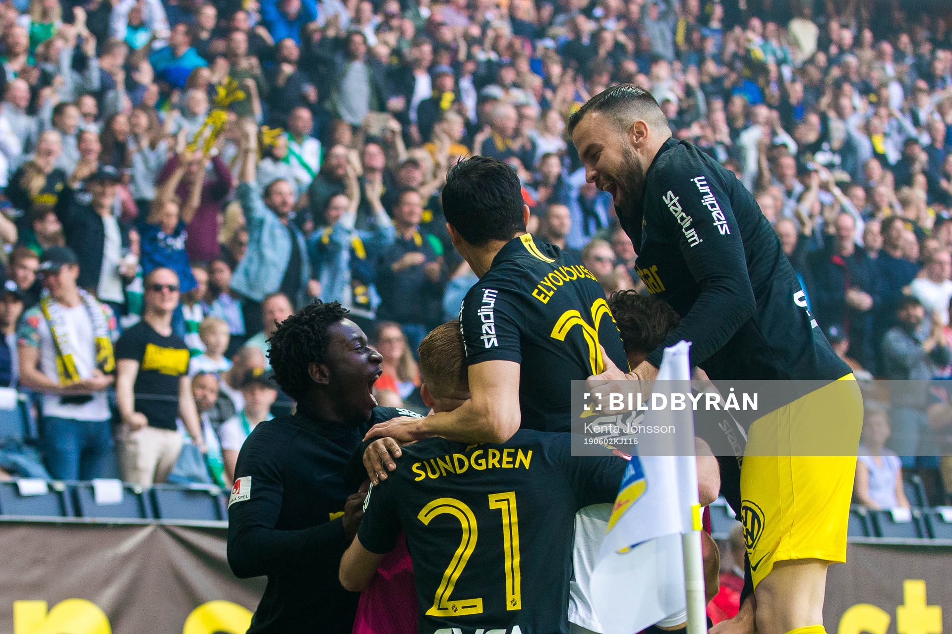 s Jack Lahne (v) , Daniel Sundgren , Tarik Elyounoussi och