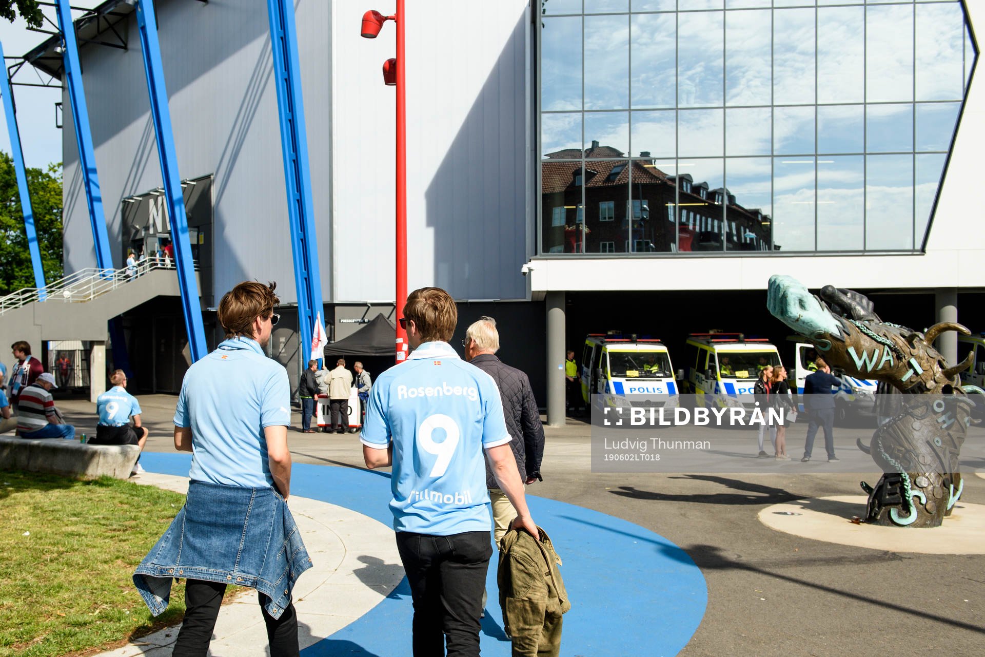 2 Två Malmö FF supportrar