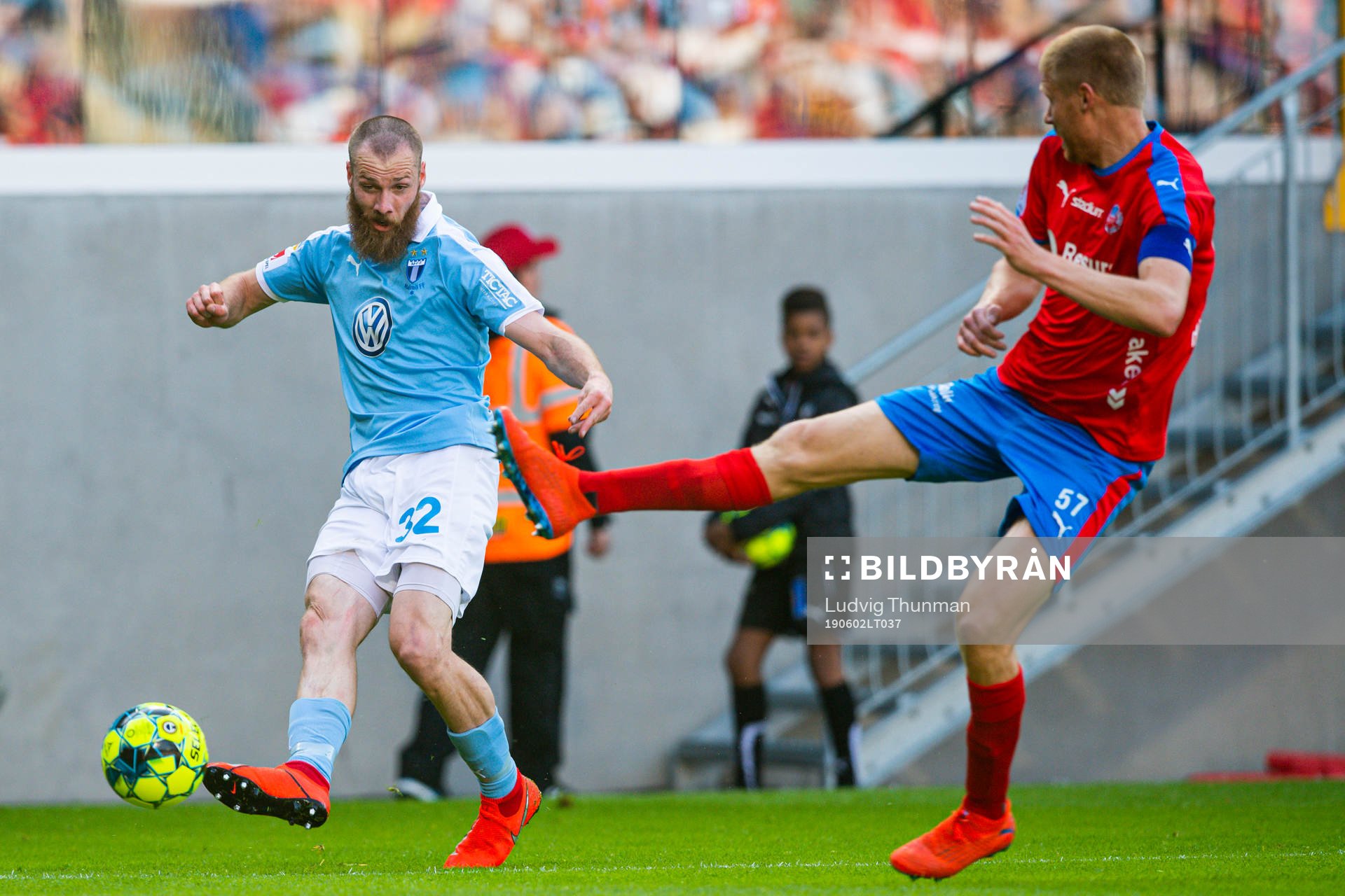 2 Malmö FFs Jo Inge Berget och Helsingborgs Markus