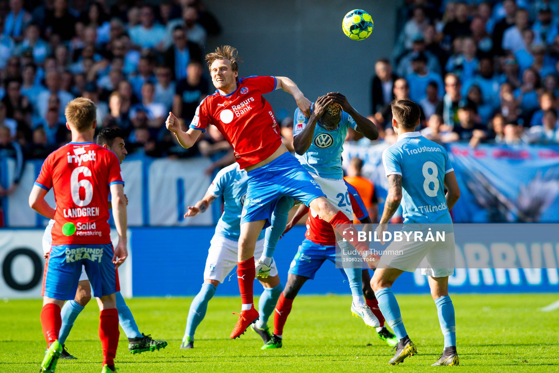 2 Helsingborgs Andri Runar Bjarnason  och Malmö FFs Bonke