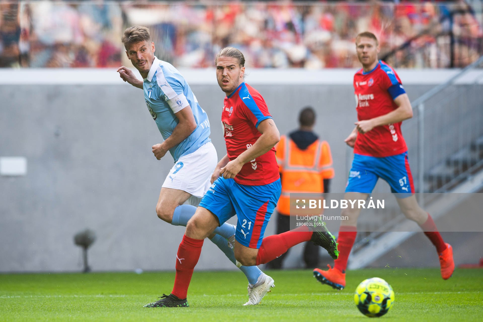 2 Malmö FFs Markus Rosenberg och Helsingborgs Charlie
