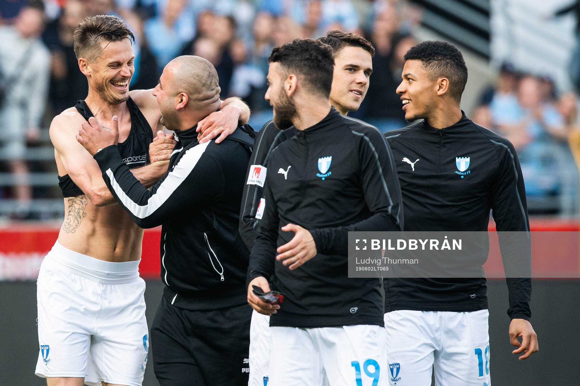 2 Malmö FFs Markus Rosenberg jublar
