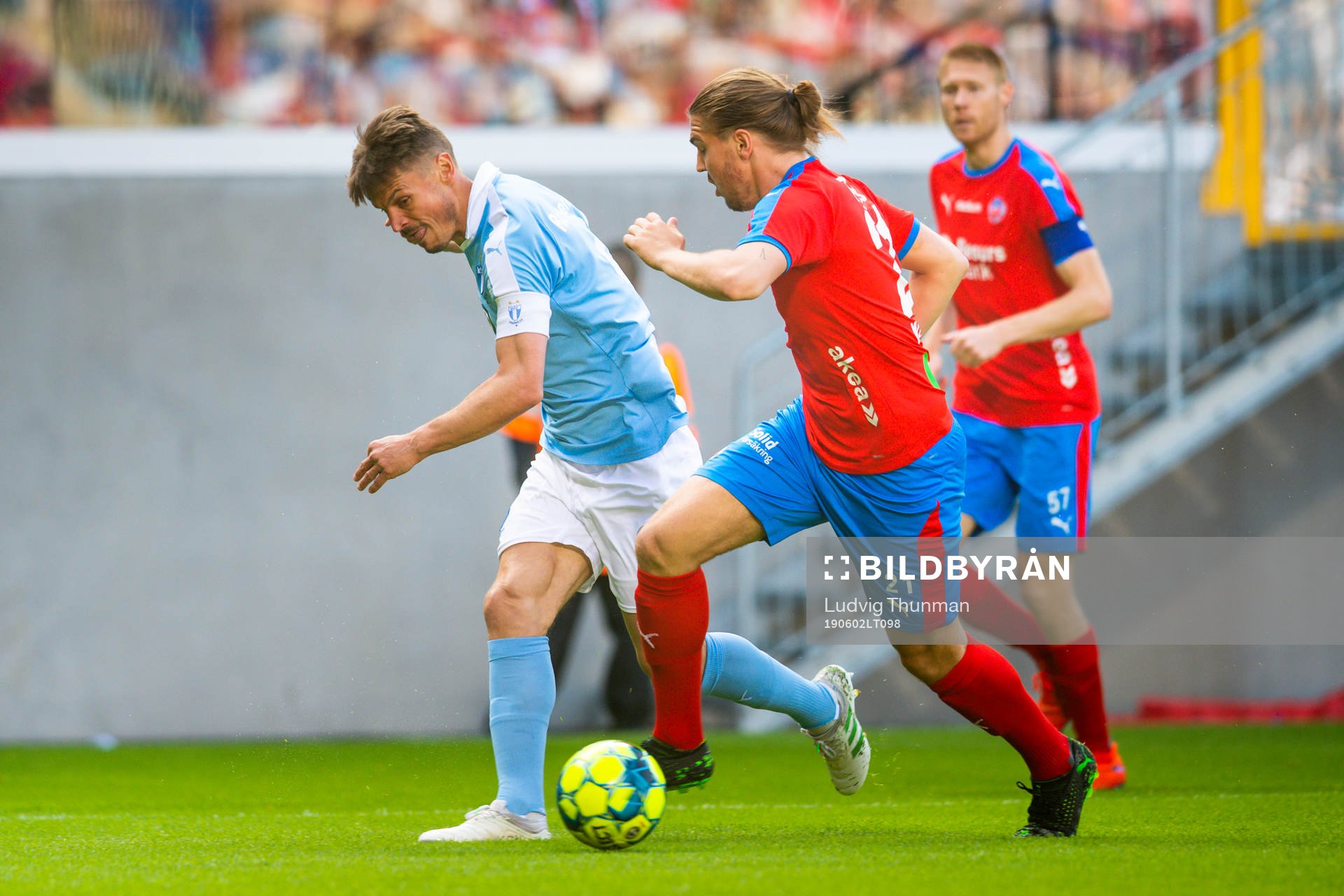 2 Malmö FFs Markus Rosenberg och Helsingborgs Charlie