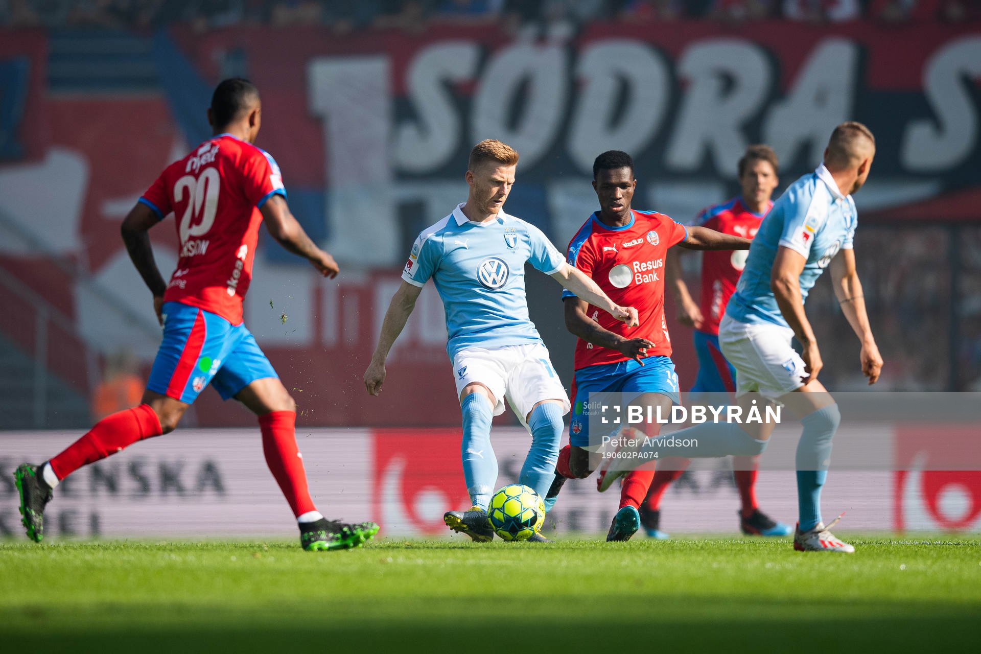 2 Malmö FFs Anders Christiansen och Helsingborgs Mohammed