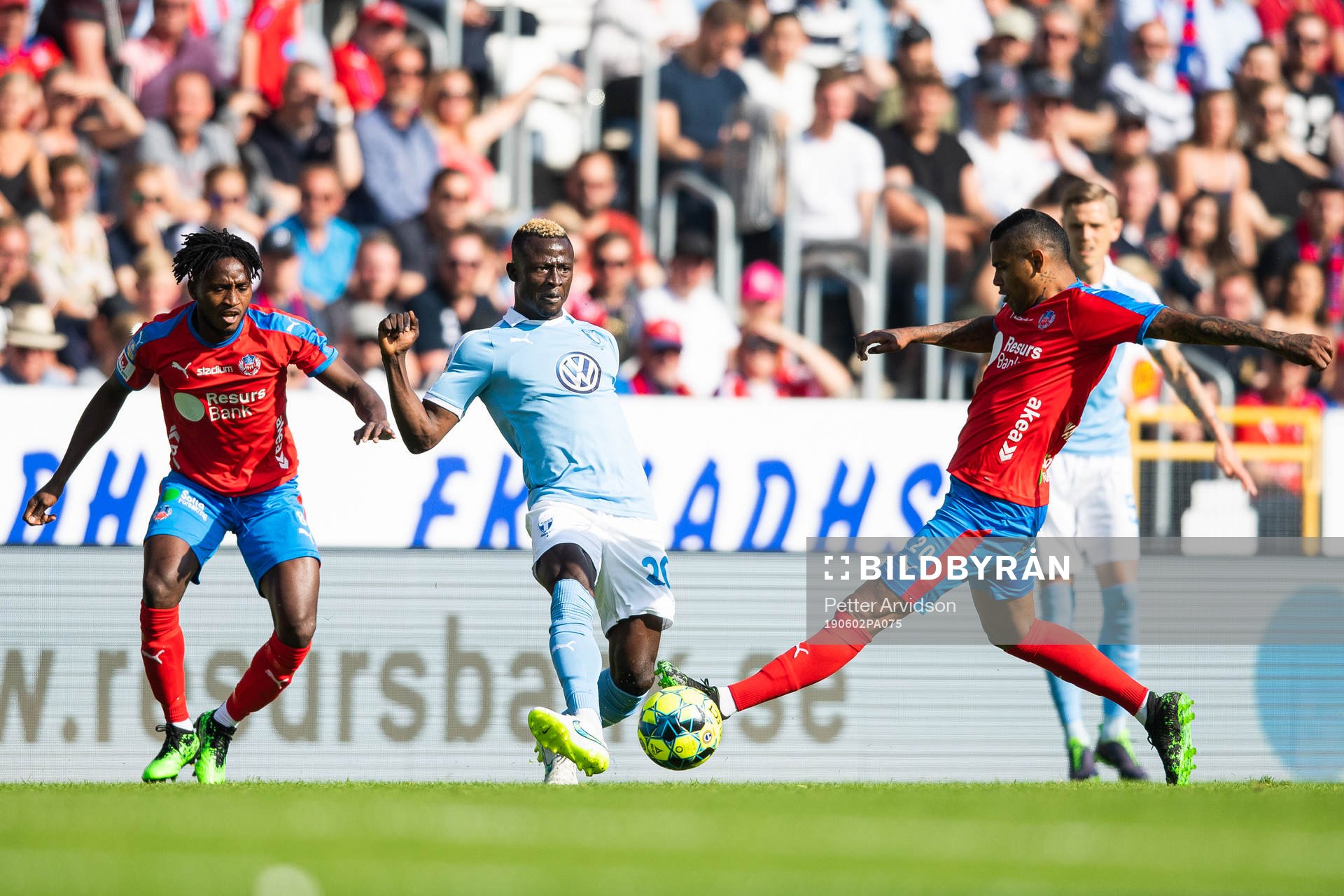 2 Helsingborgs Mamudu Moro samt Wanderson Do Carmo och