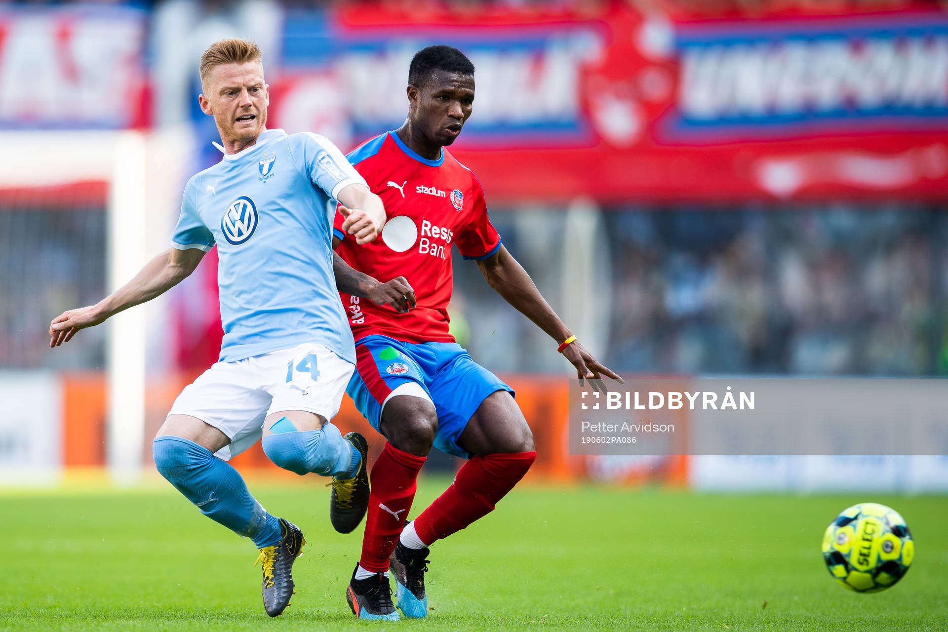 2 Malmö FFs Anders Christiansen och Helsingborgs Mohammed