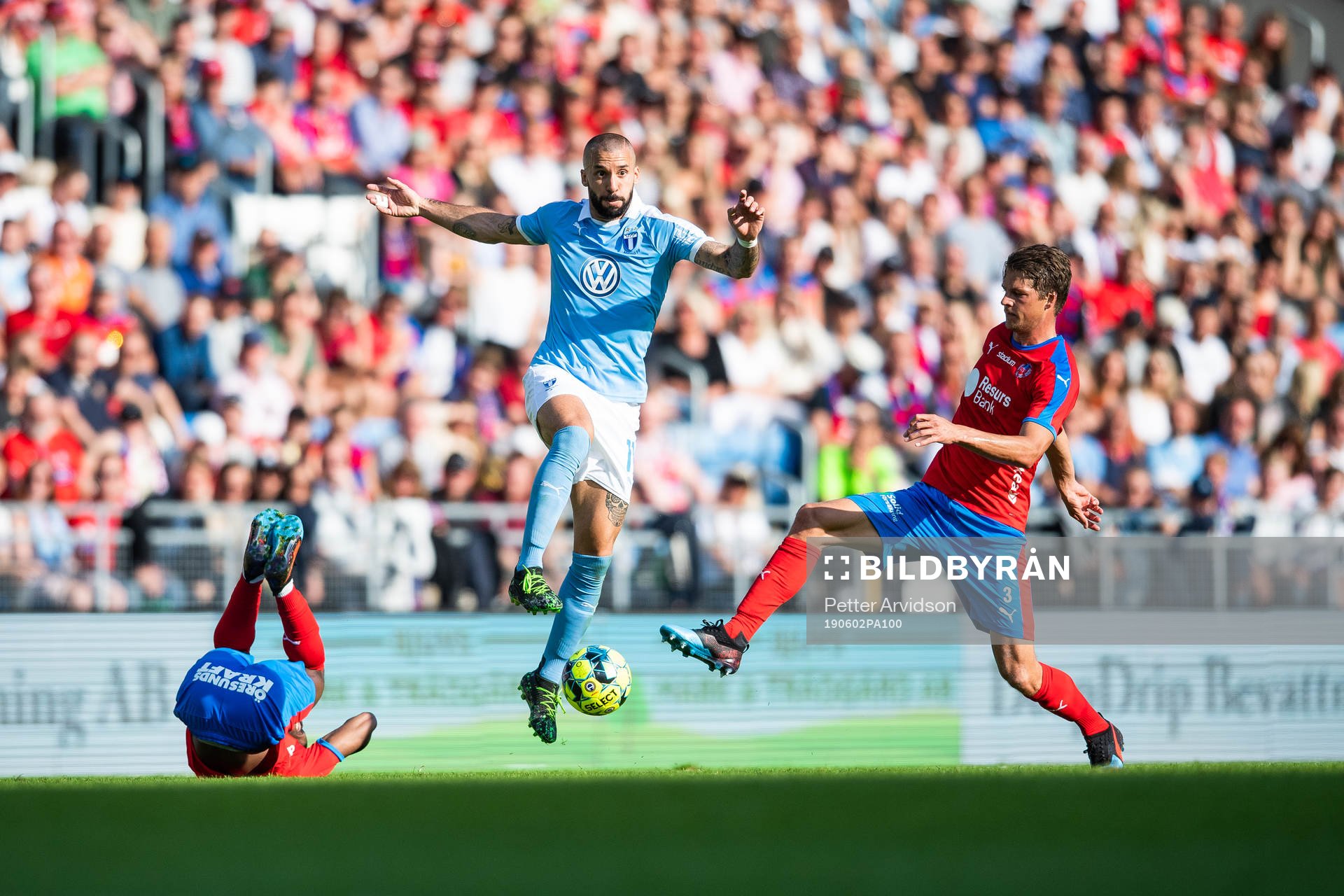 2 Malmö FFs Guillermo Molins och Helsingborgs Fredrik