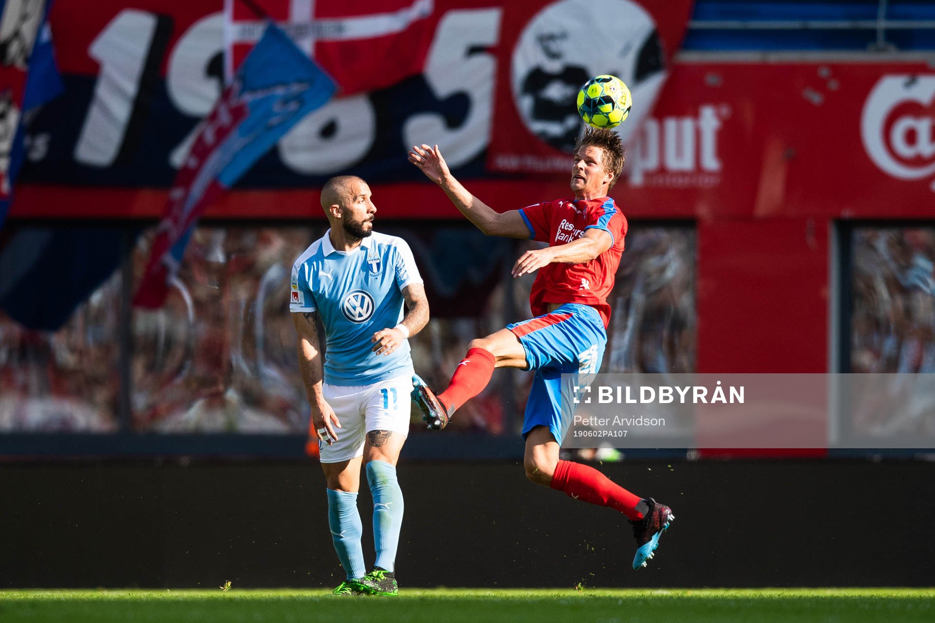 2 Malmö FFs Guillermo Molins och Helsingborgs Andreas