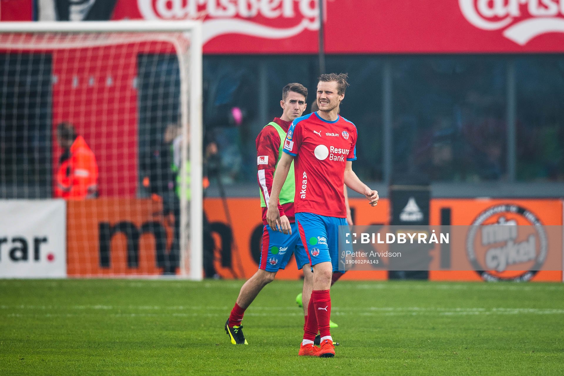 2 Helsingborgs Andri Runar Bjarnason deppar