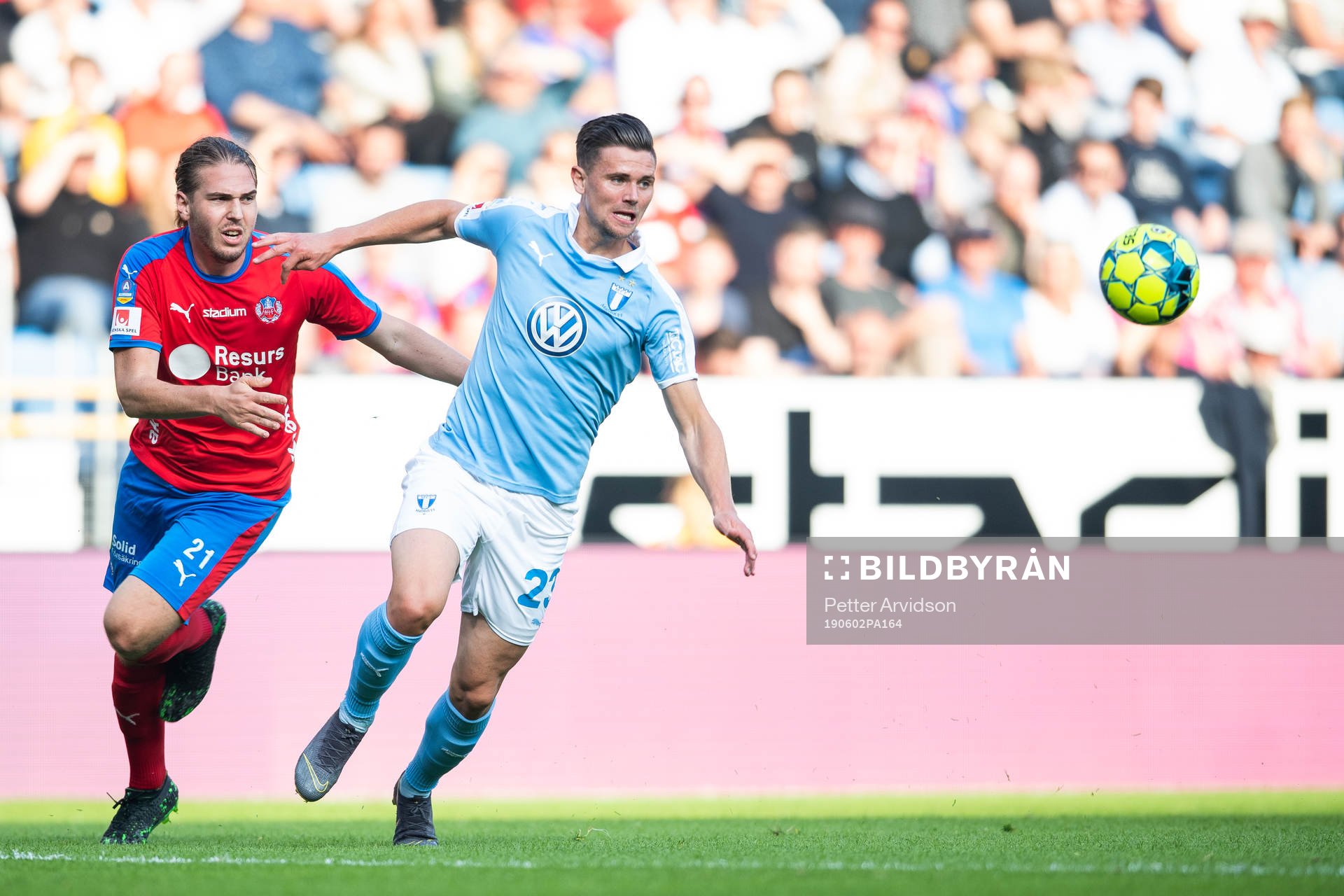 2 Helsingborgs Charlie Weberg och Malmö FFs Marcus