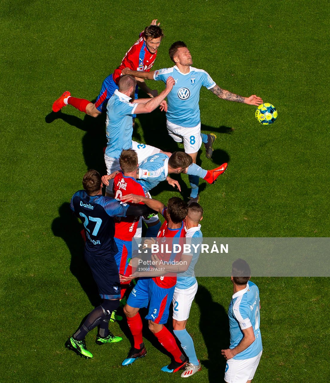 Malmö FFs Arnór Traustason och Helsingborgs Andri Runar