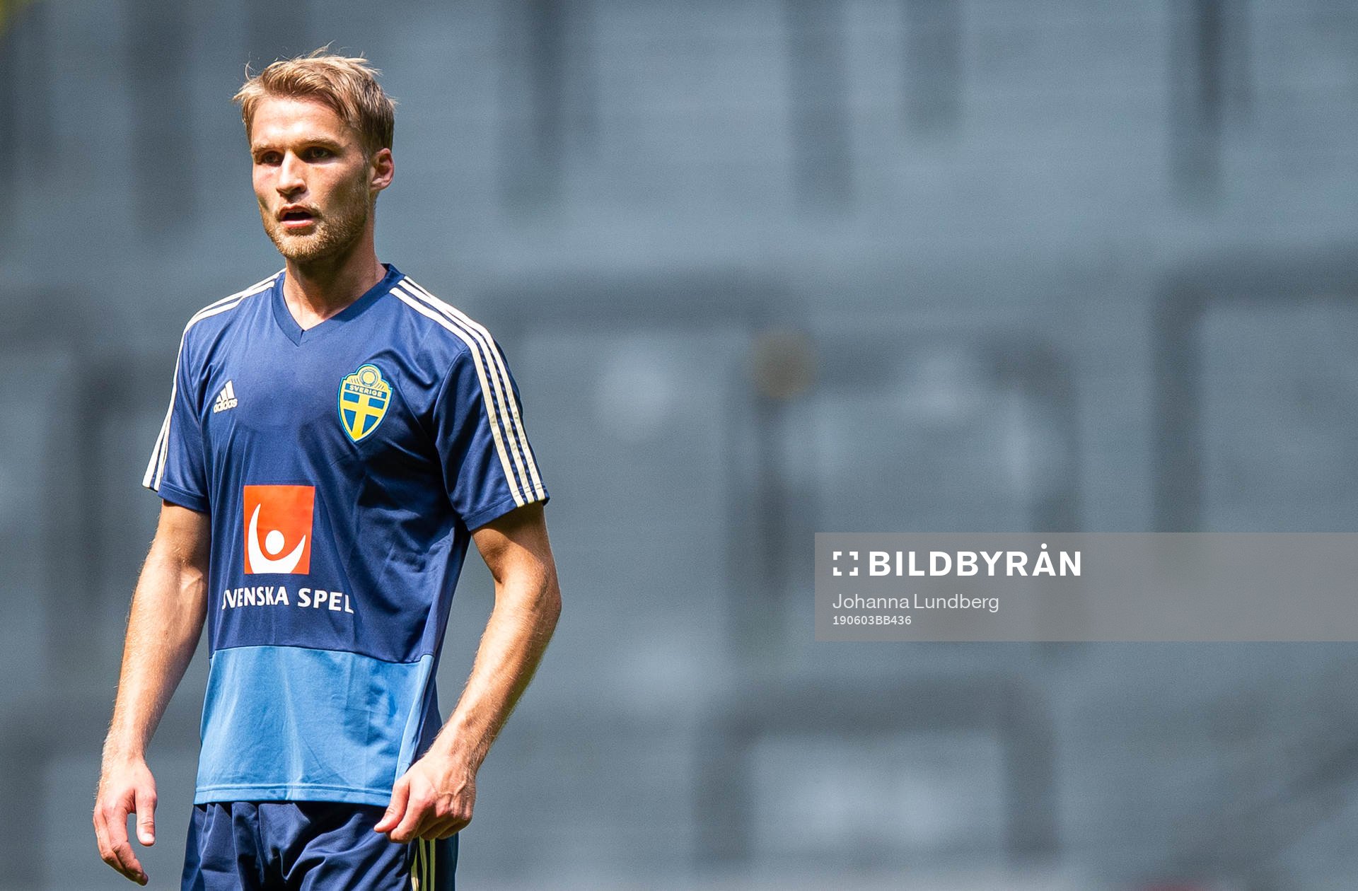 Sebastian Andersson of the Swedish national football team