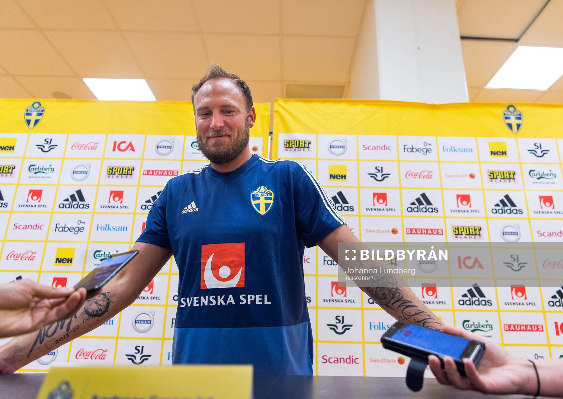 Andreas Granqvist of the Swedish national football team