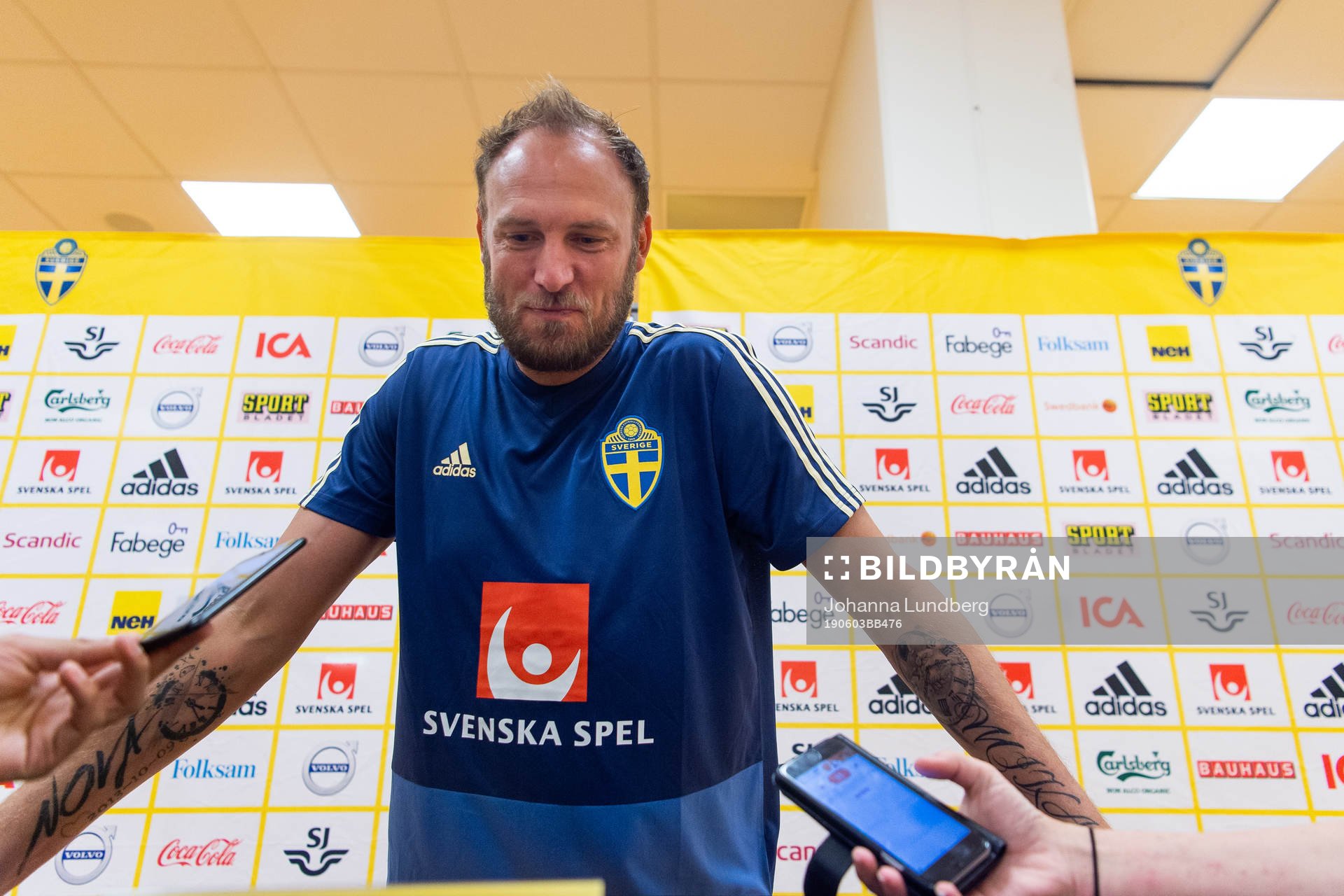 Andreas Granqvist of the Swedish national football team