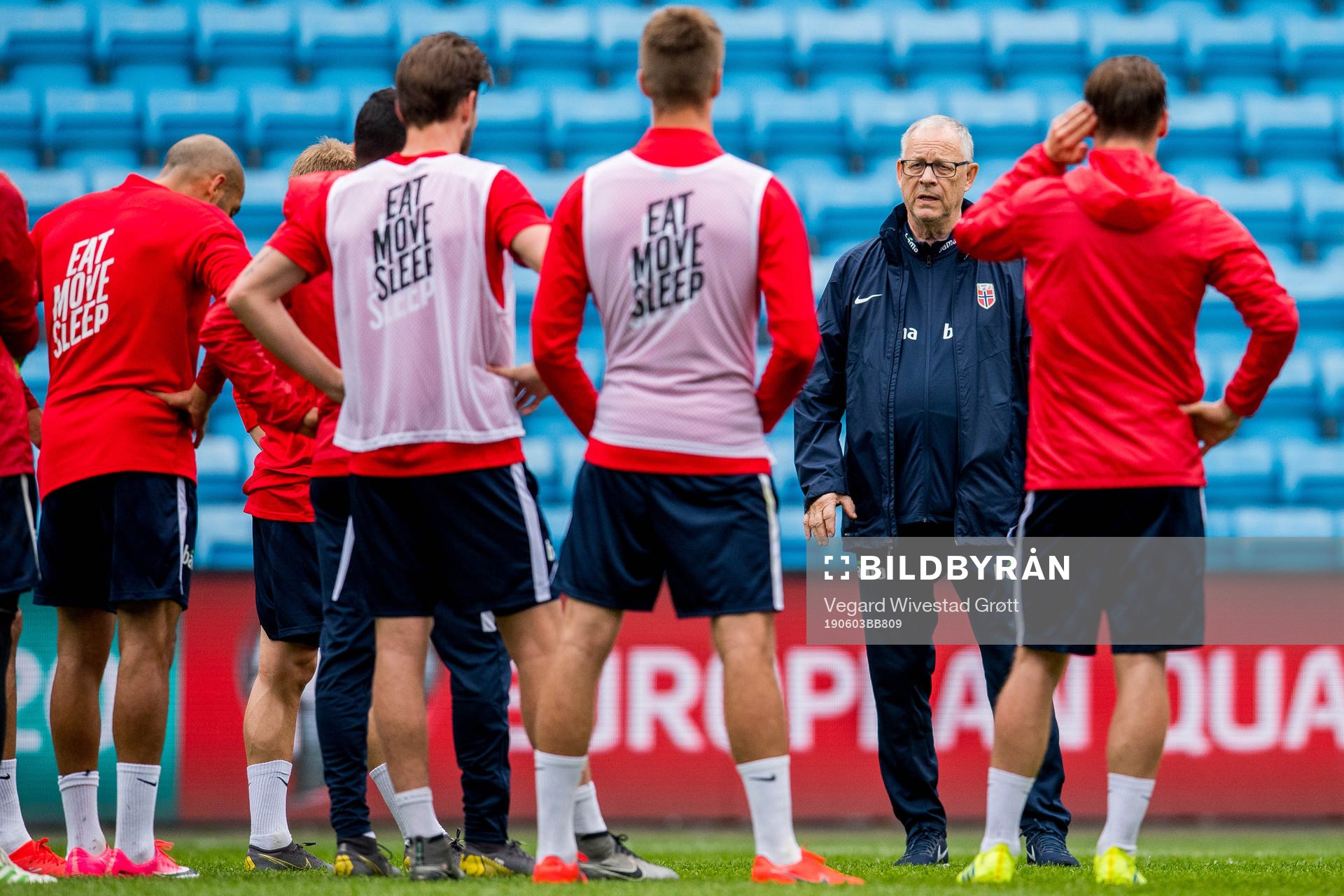 Lars Lagerbäck, head coach of Norway