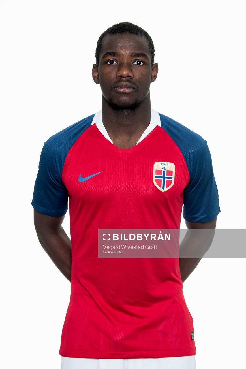 Joshua Kitolano of Norway poses for a portrait