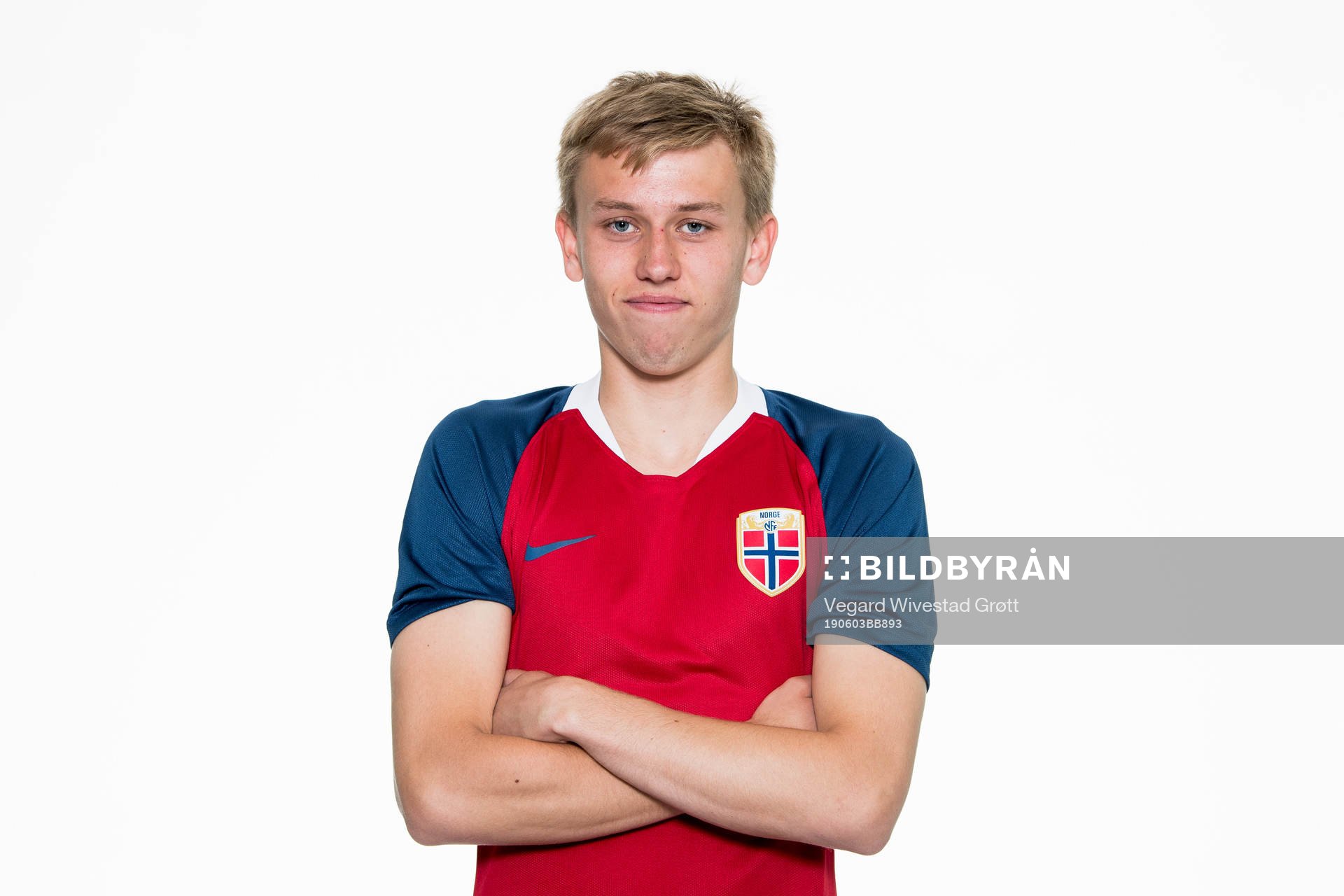 Elias Kristoffersen Hagen of Norway poses for a portrait
