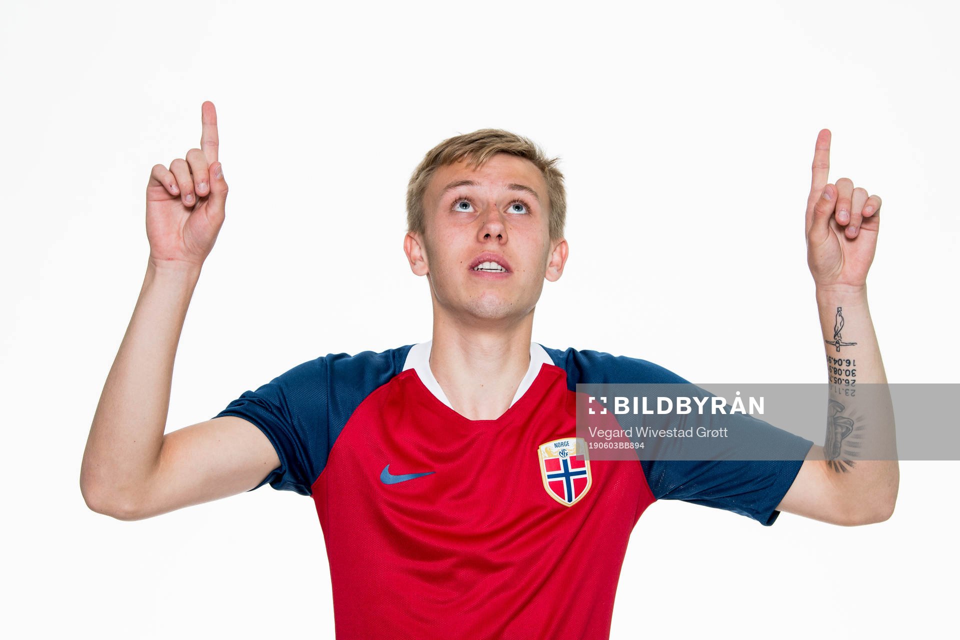 Elias Kristoffersen Hagen of Norway poses for a portrait